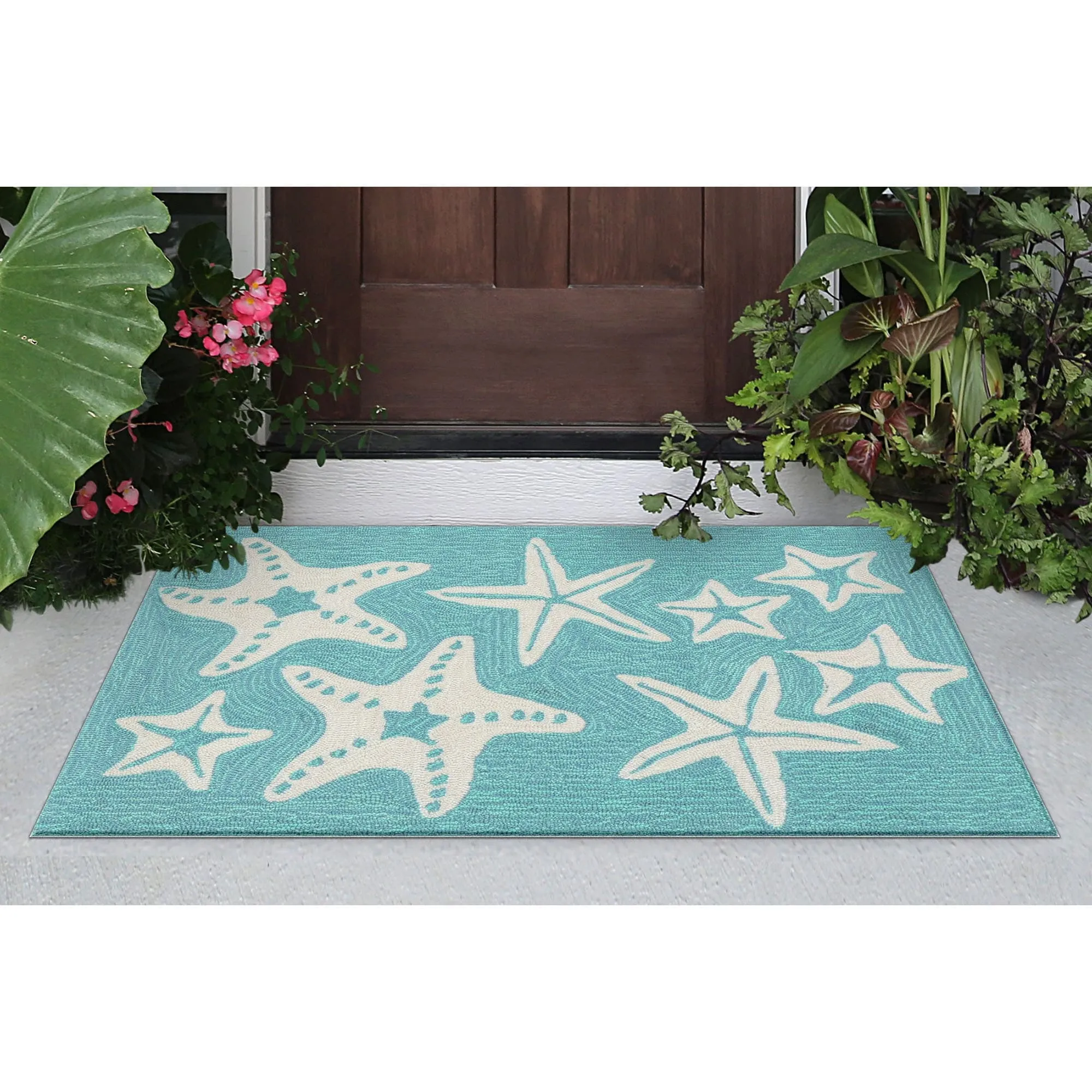 Liora Manne Capri Starfish Indoor/Outdoor Rug