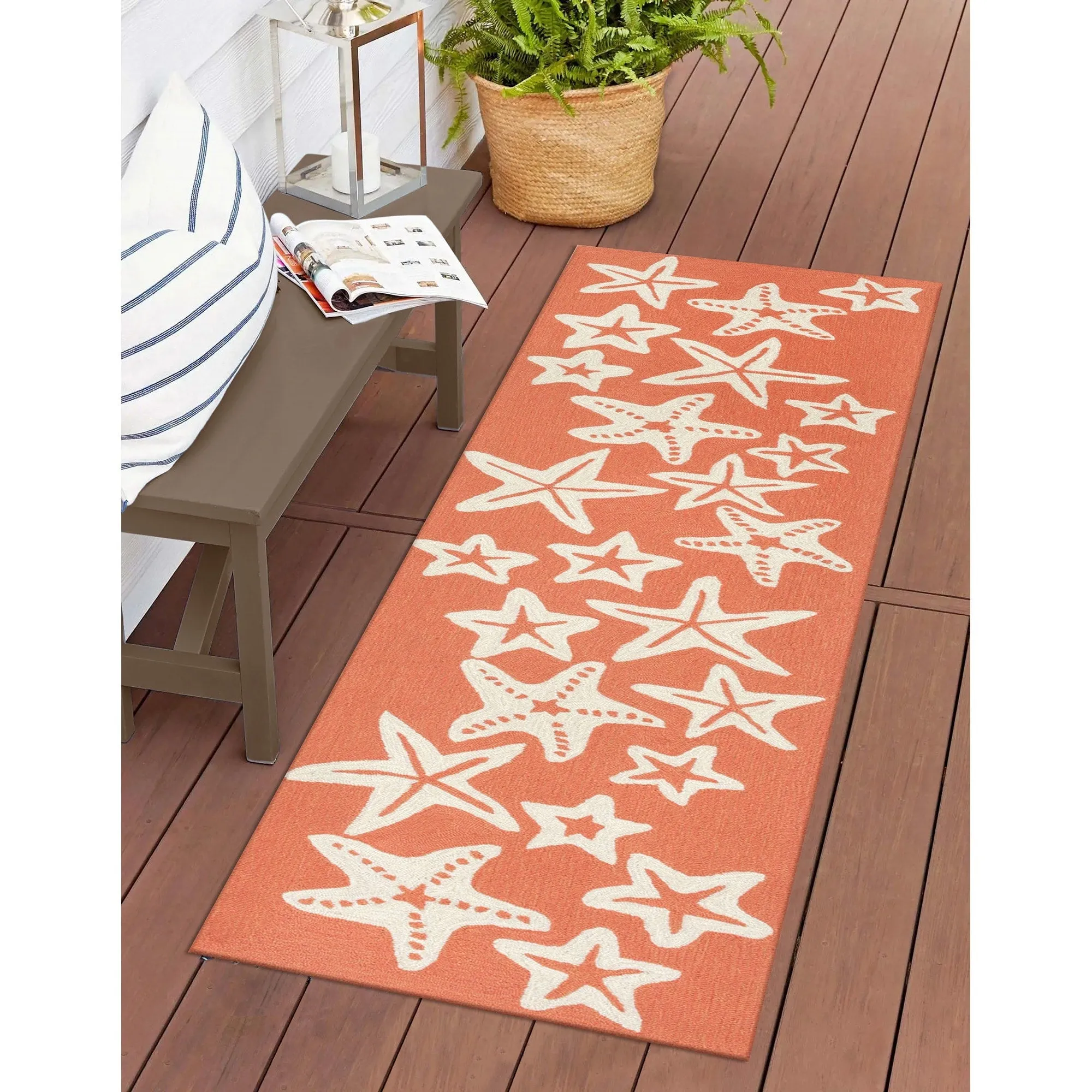 Liora Manne Capri Starfish Indoor/Outdoor Rug