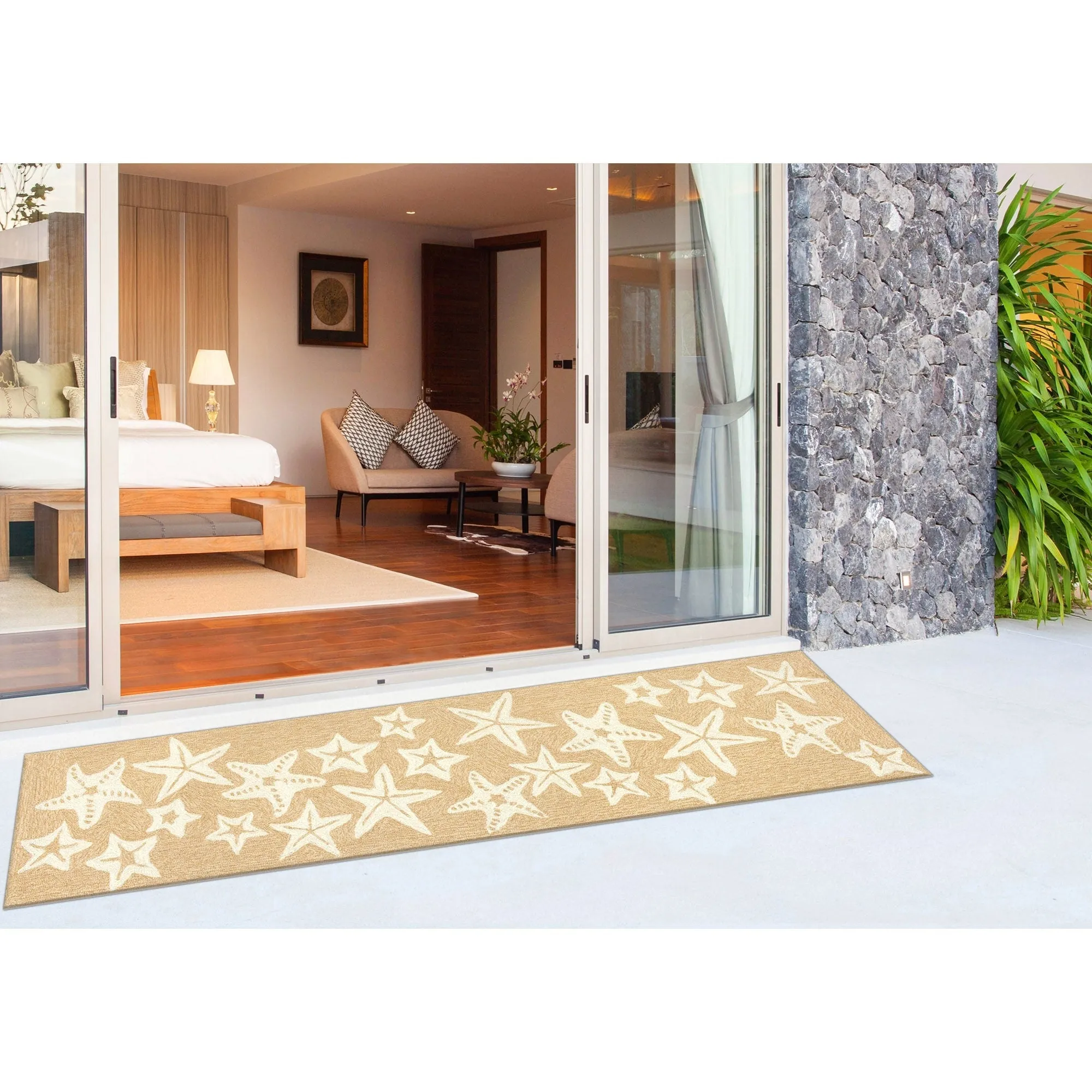 Liora Manne Capri Starfish Indoor/Outdoor Rug
