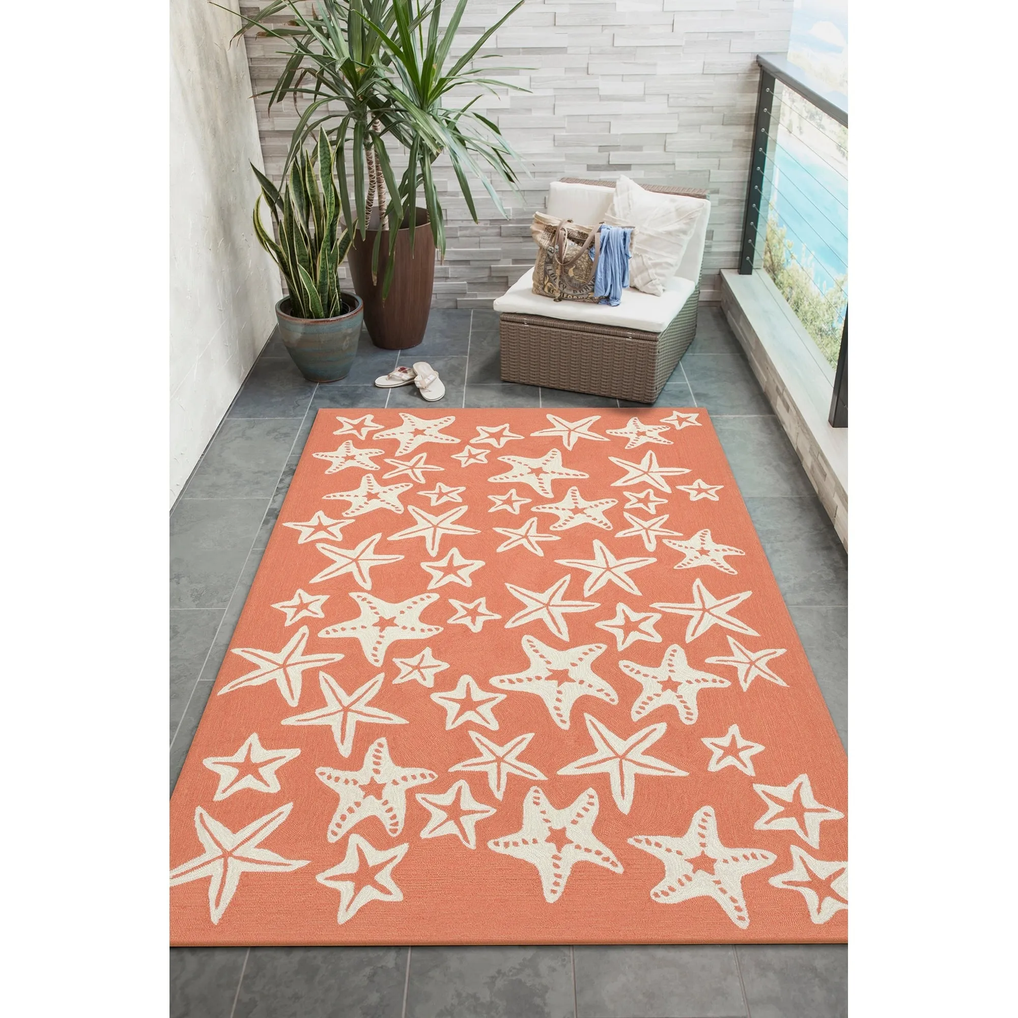 Liora Manne Capri Starfish Indoor/Outdoor Rug