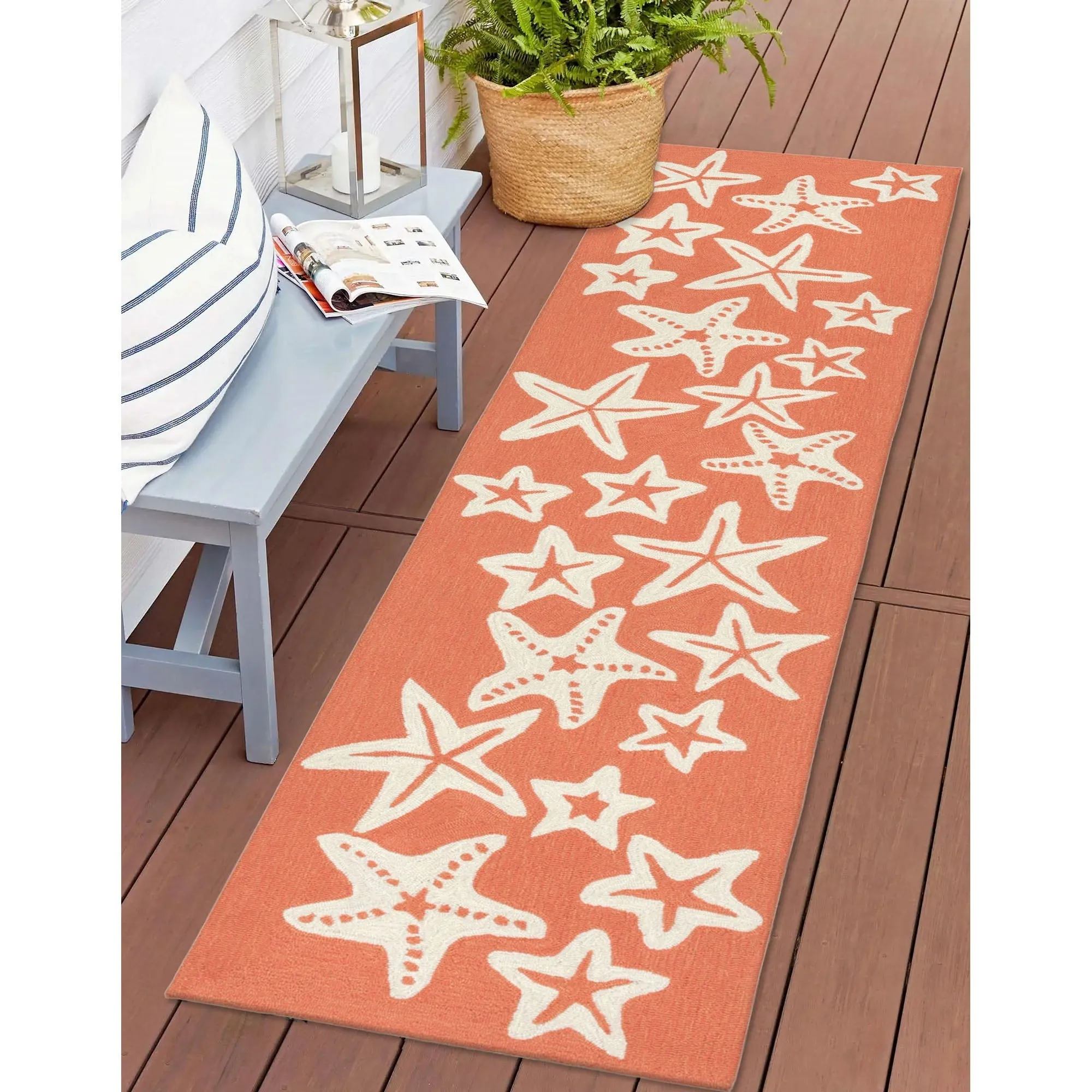 Liora Manne Capri Starfish Indoor/Outdoor Rug