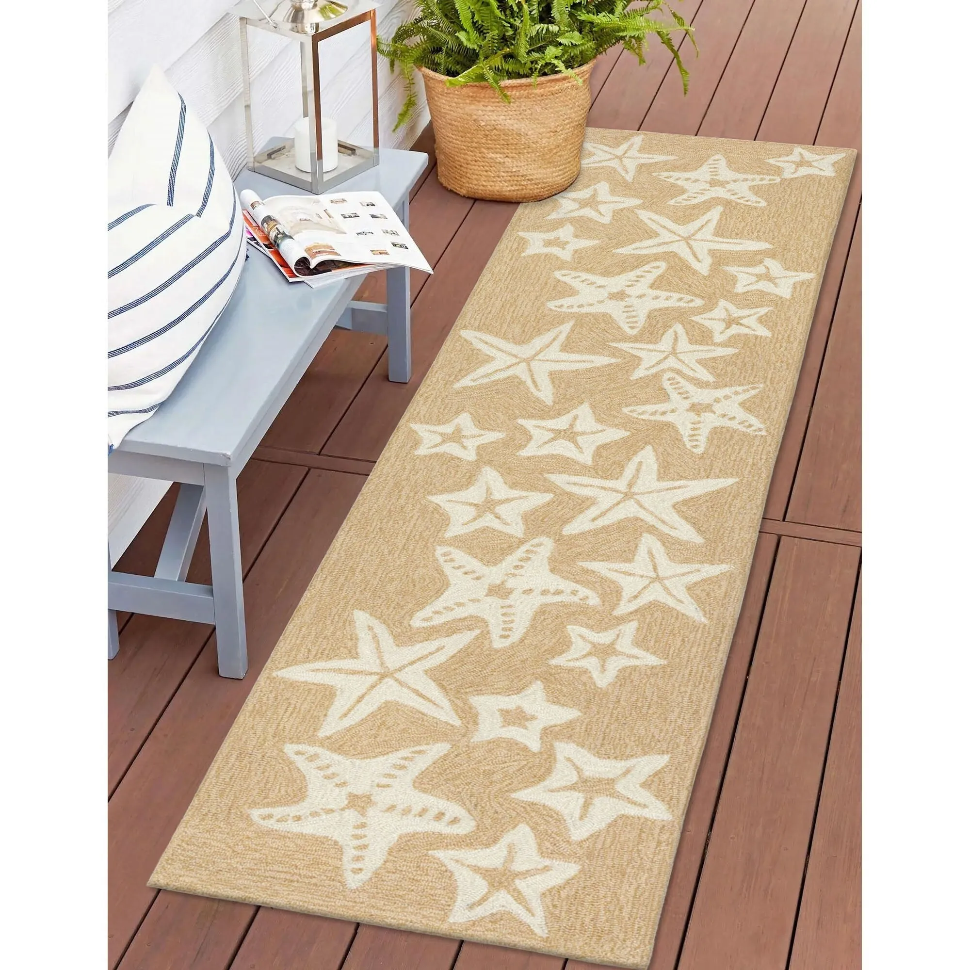 Liora Manne Capri Starfish Indoor/Outdoor Rug