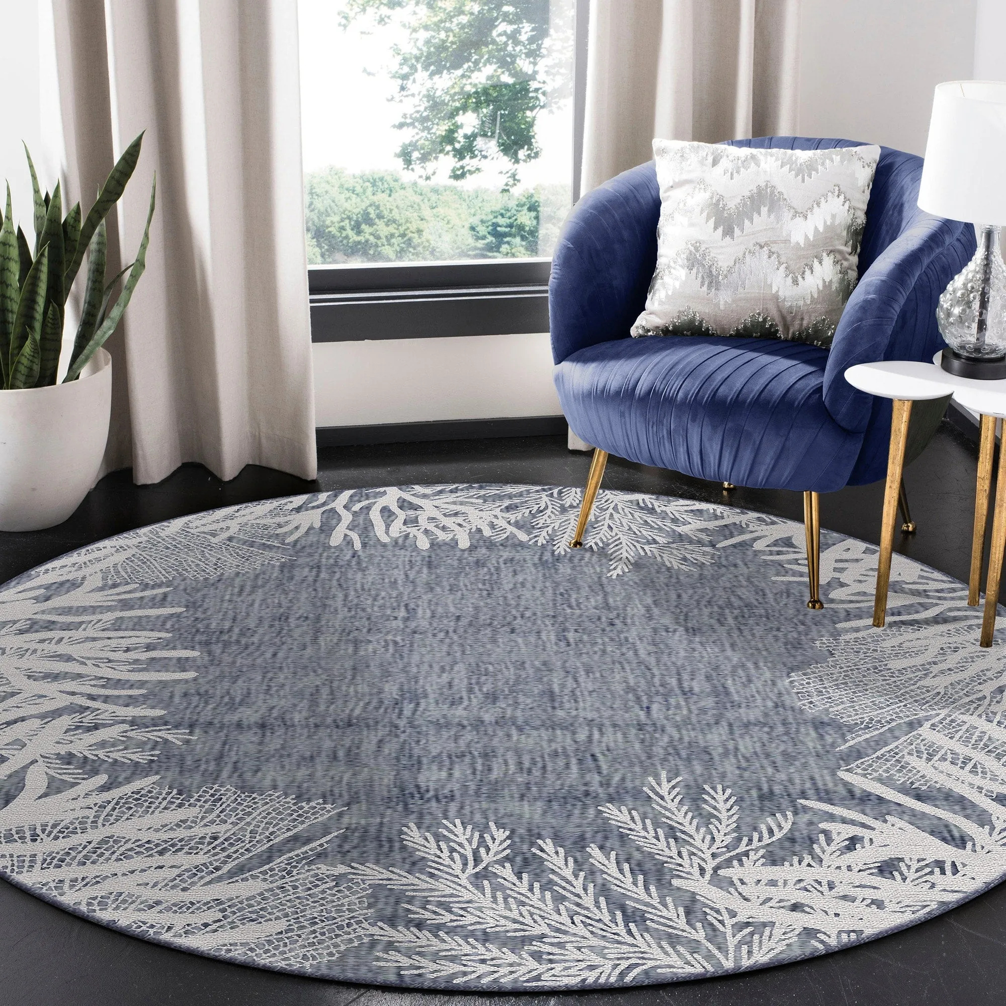 Liora Manne Carmel Reef Border Indoor/Outdoor Area Rug