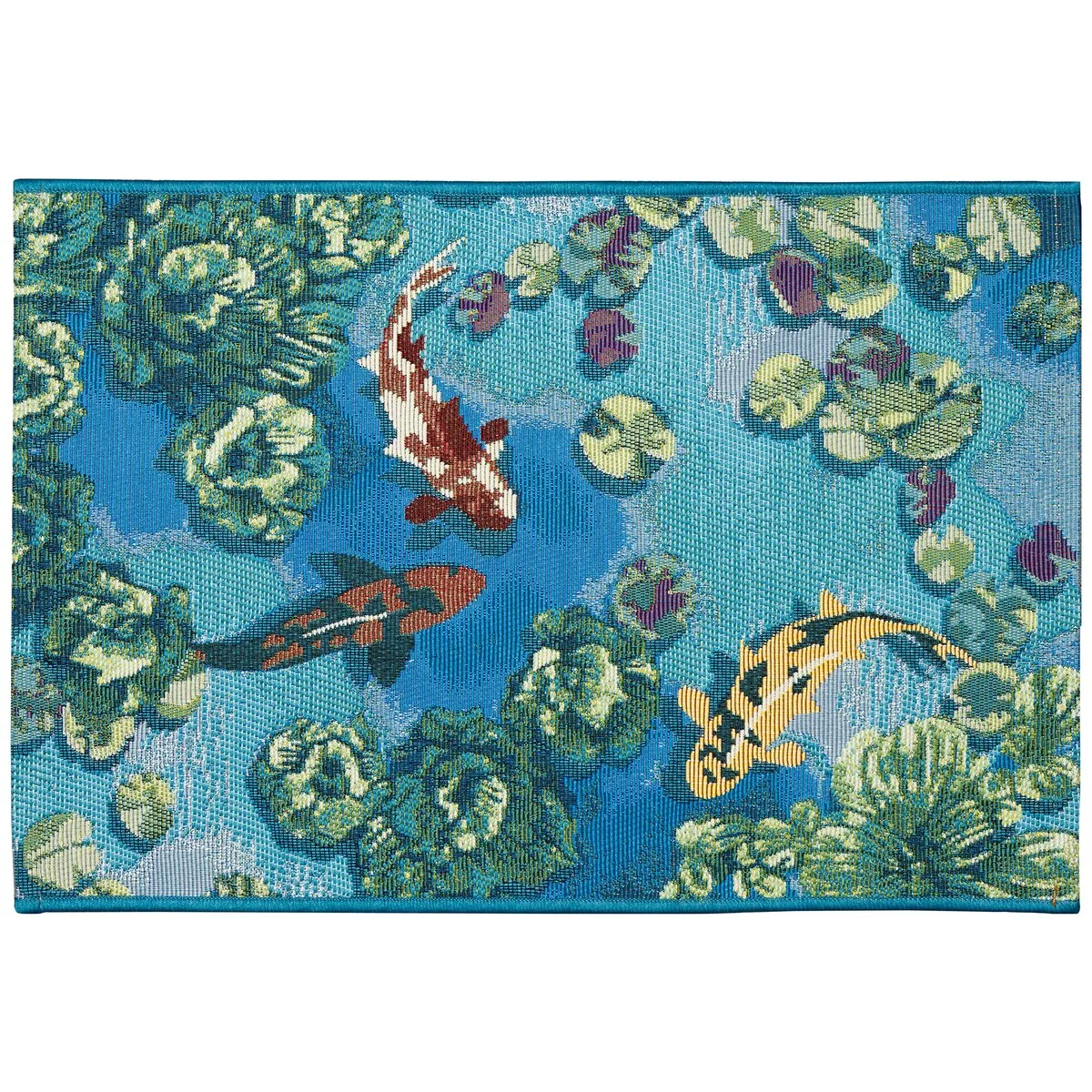 Liora Manne Esencia Koi Pond Indoor/Outdoor Mat