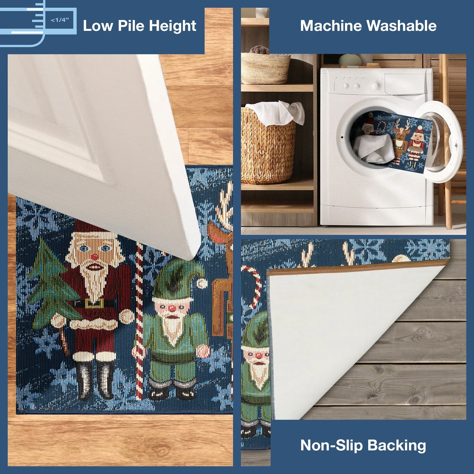 Liora Manne Esencia Nutcracker Sweet Indoor/Outdoor Mat