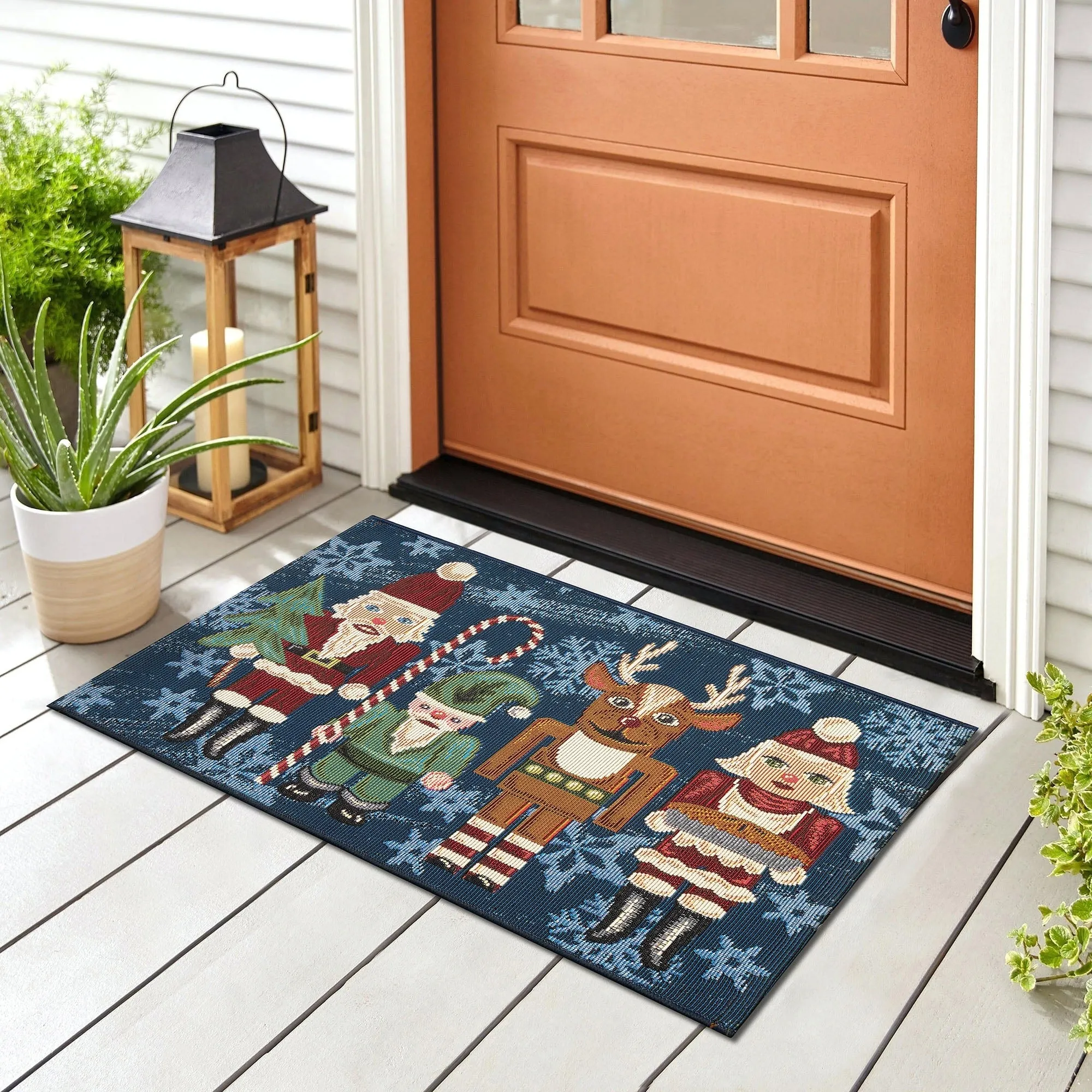 Liora Manne Esencia Nutcracker Sweet Indoor/Outdoor Mat