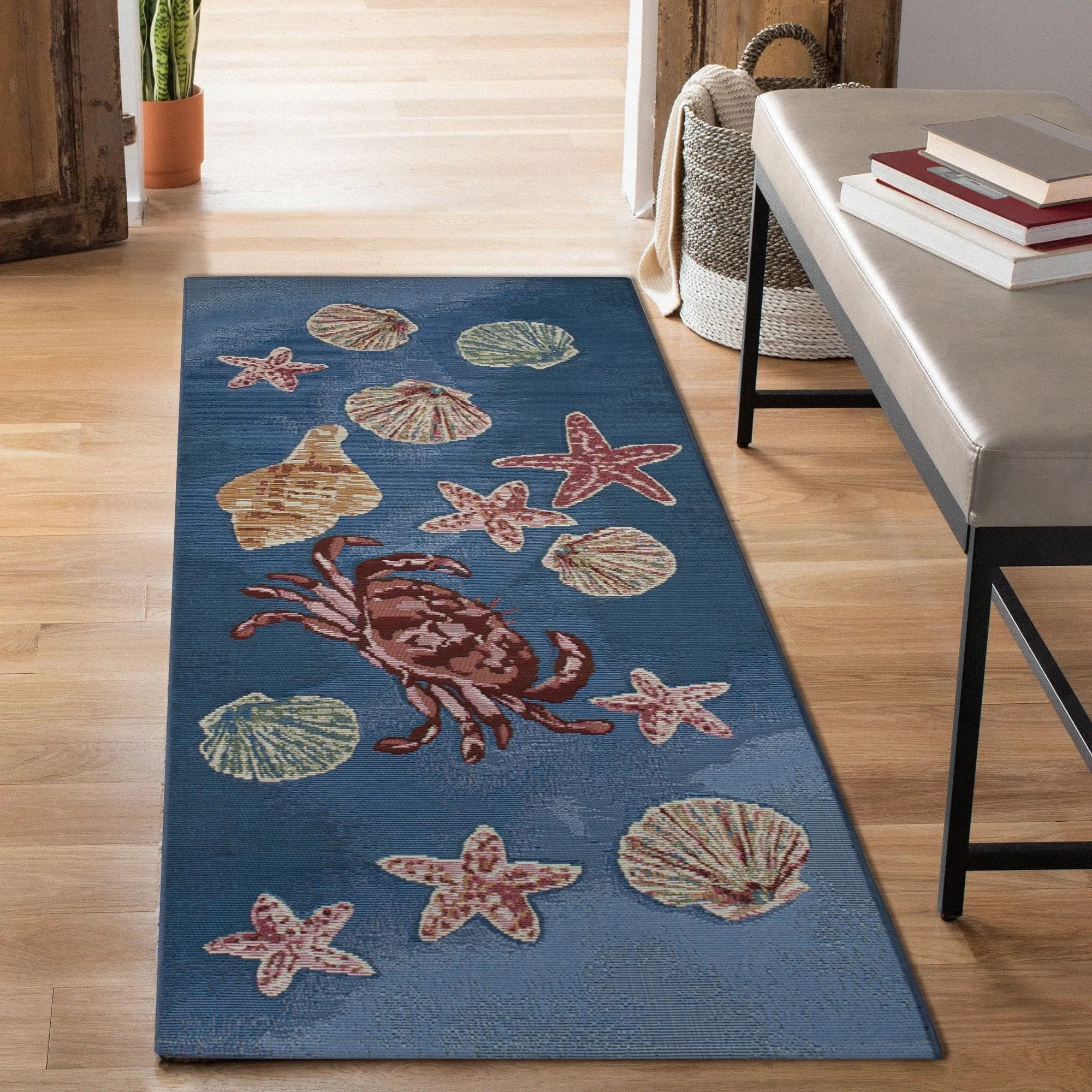 Liora Manne Esencia Shell We Dance Indoor/Outdoor Mat