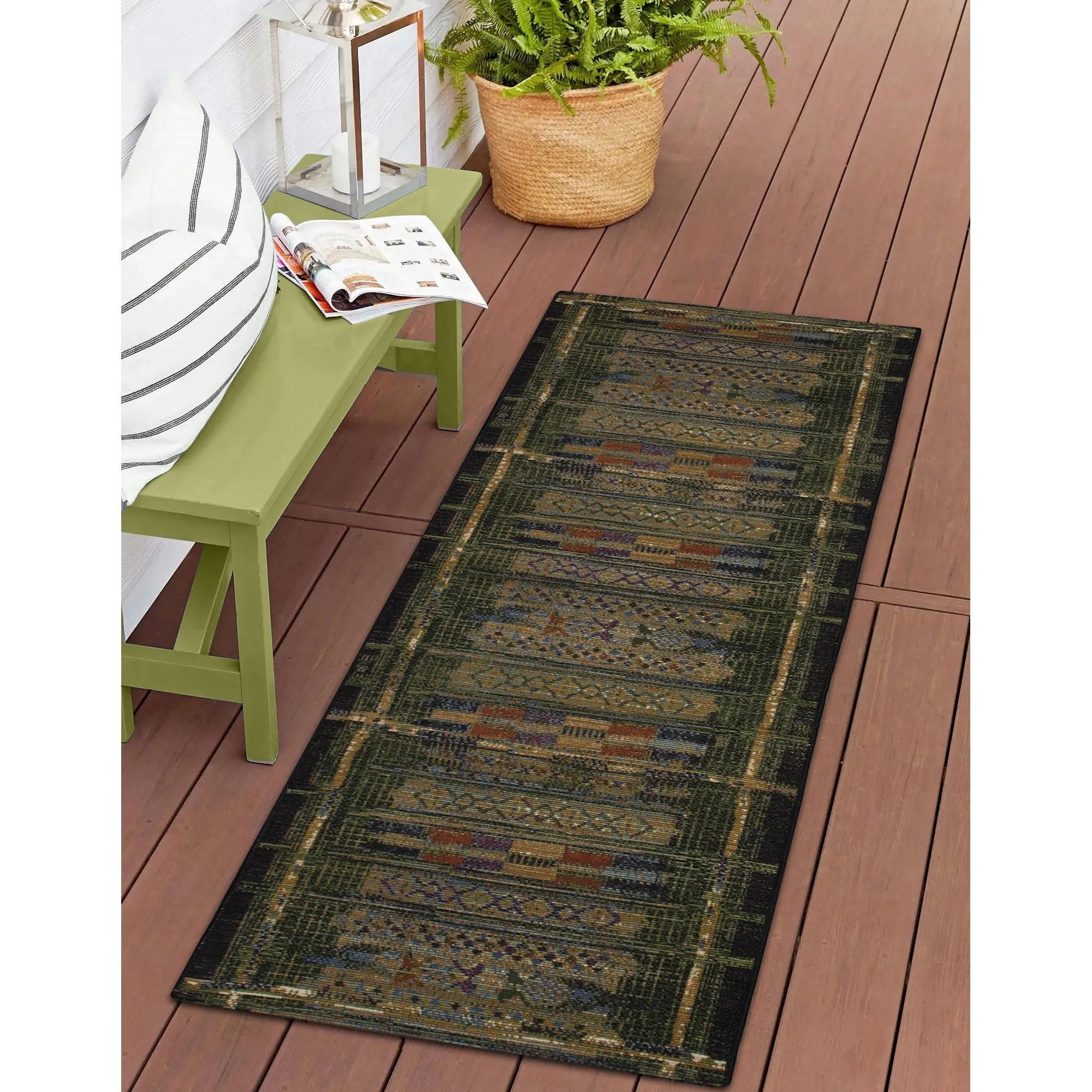 Liora Manne Esencia Tribal Stripe Indoor/Outdoor Mat
