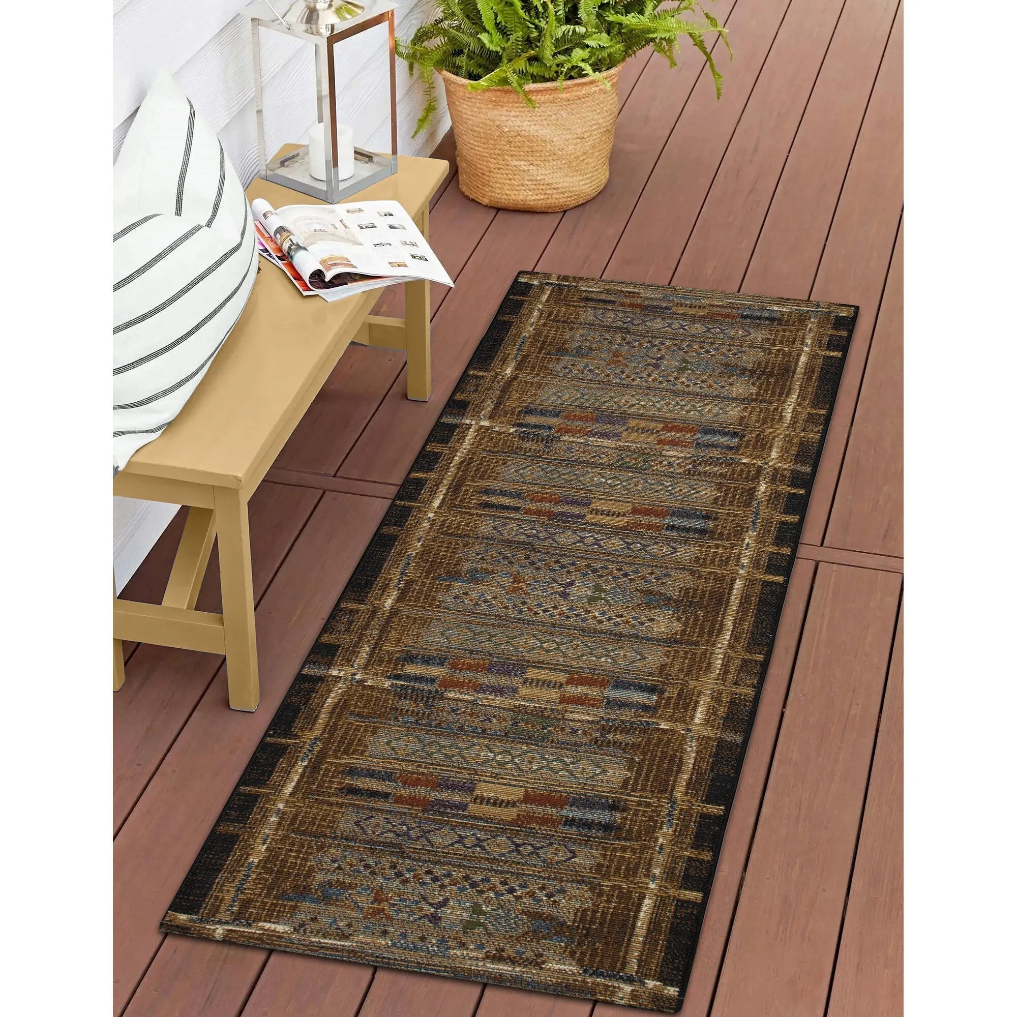 Liora Manne Esencia Tribal Stripe Indoor/Outdoor Mat