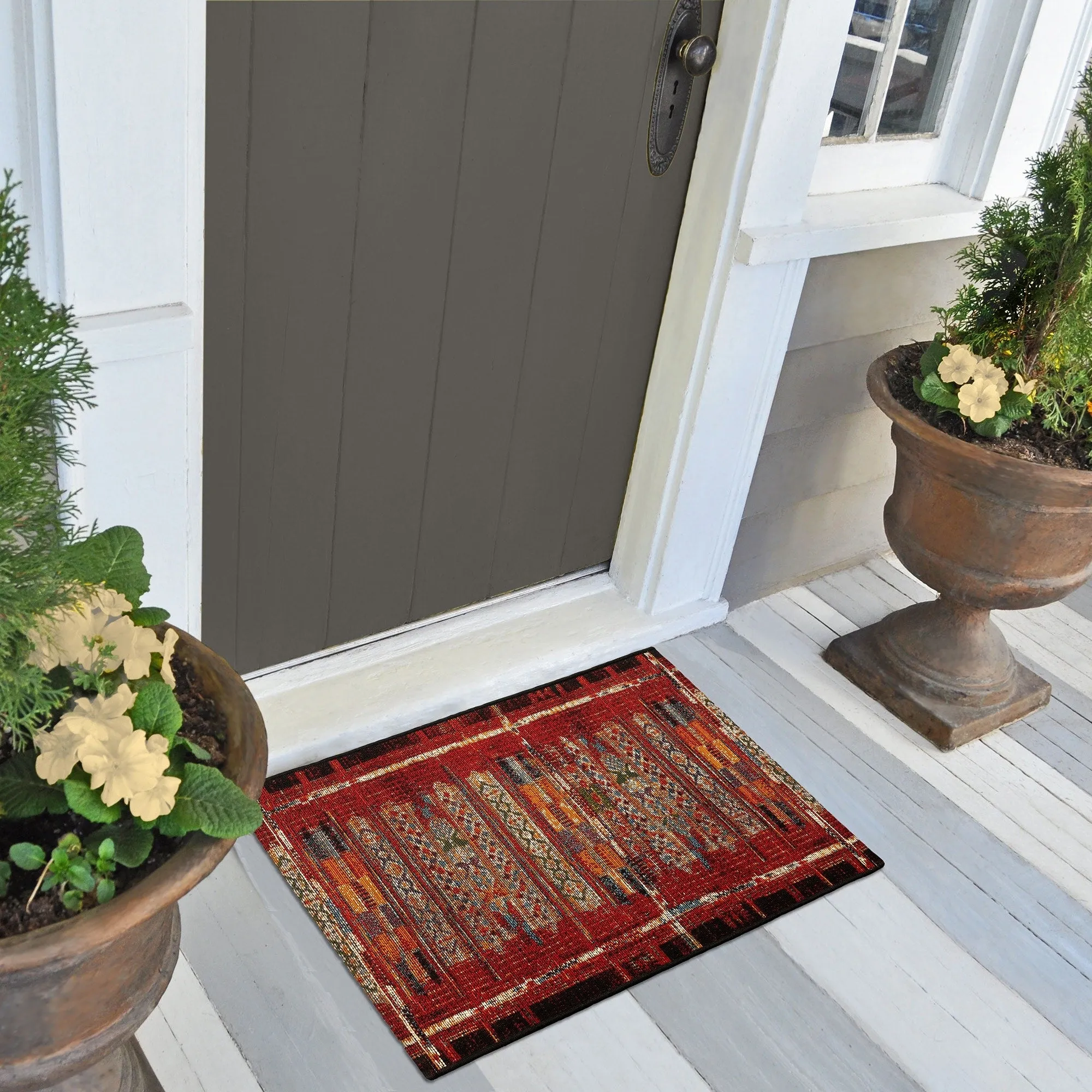 Liora Manne Esencia Tribal Stripe Indoor/Outdoor Mat