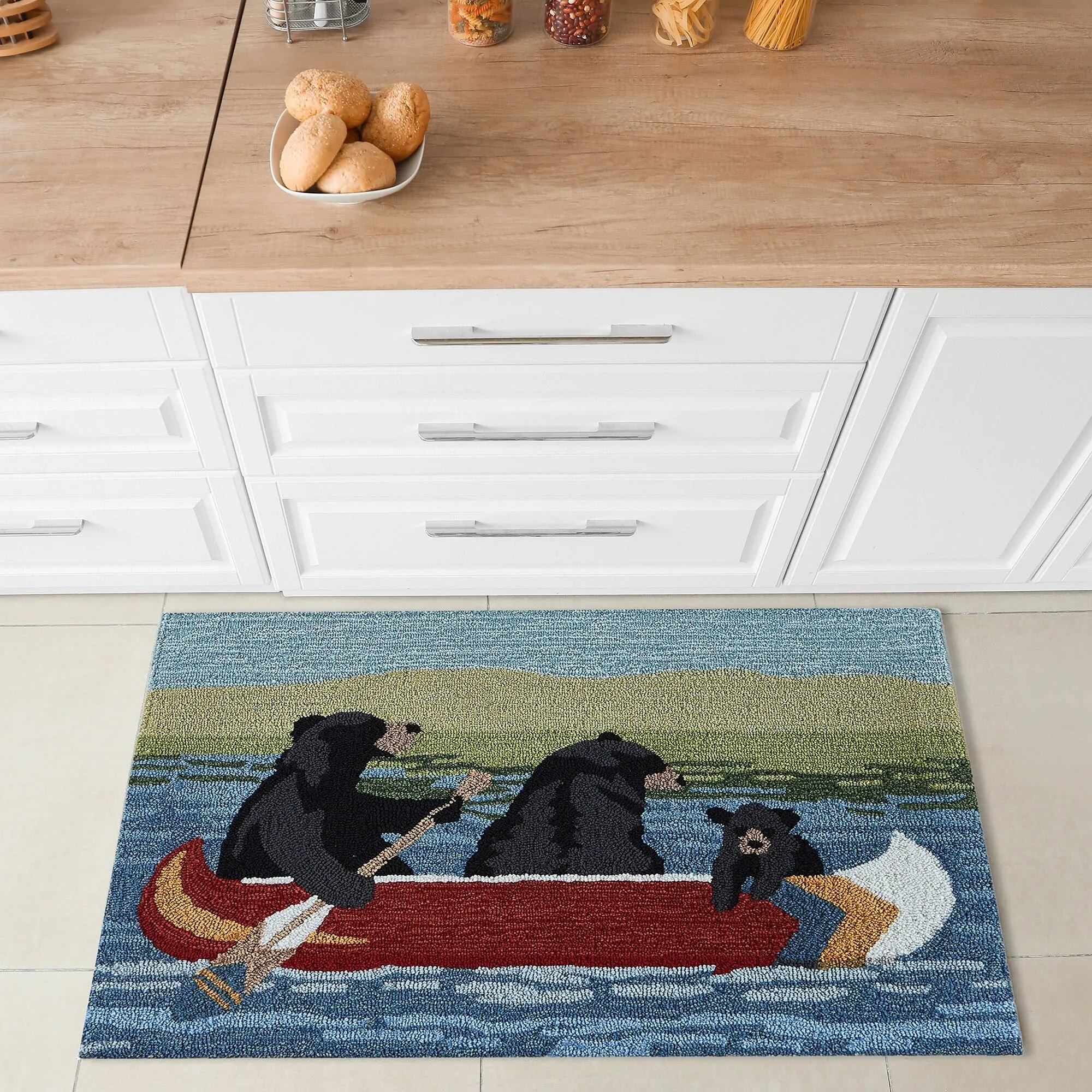 Liora Manne Frontporch Are We Bear Yet Indoor/Outdoor Rug