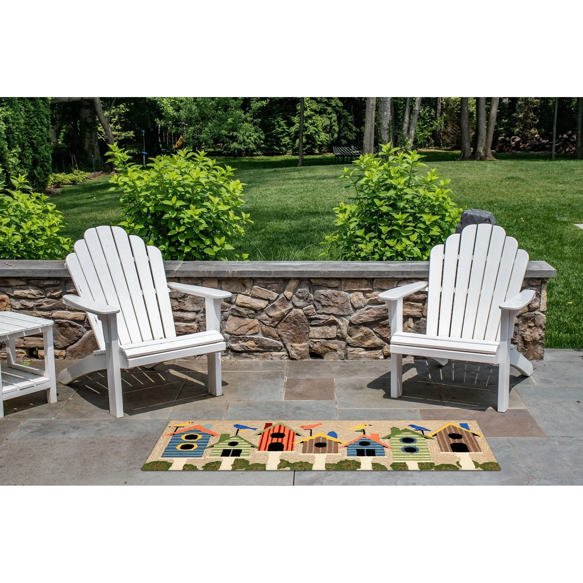 Liora Manne Frontporch Birdhouses Indoor/Outdoor Rug