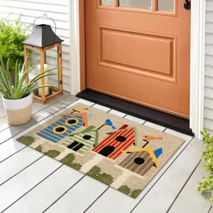 Liora Manne Frontporch Birdhouses Indoor/Outdoor Rug