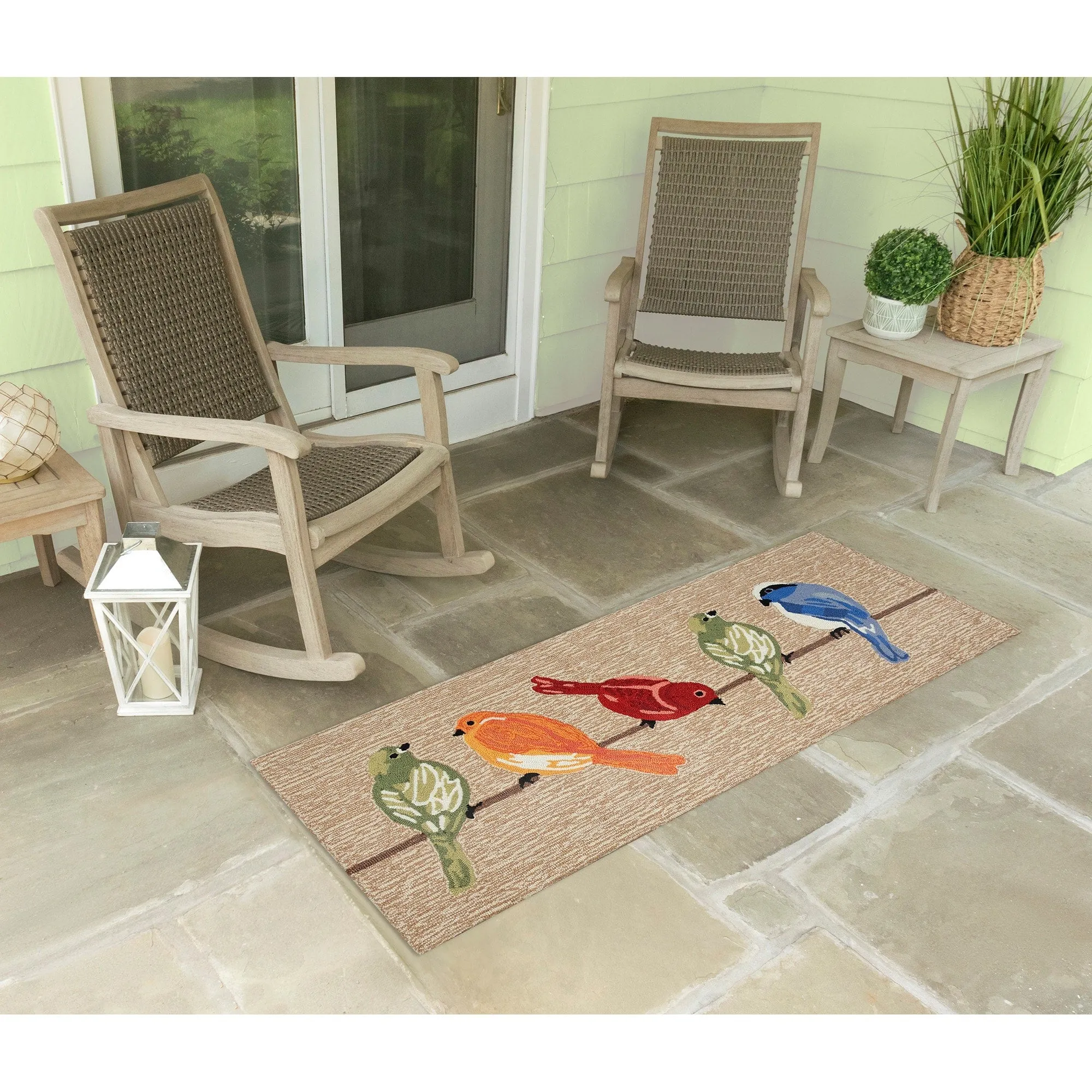 Liora Manne Frontporch Birds Indoor/Outdoor Rug