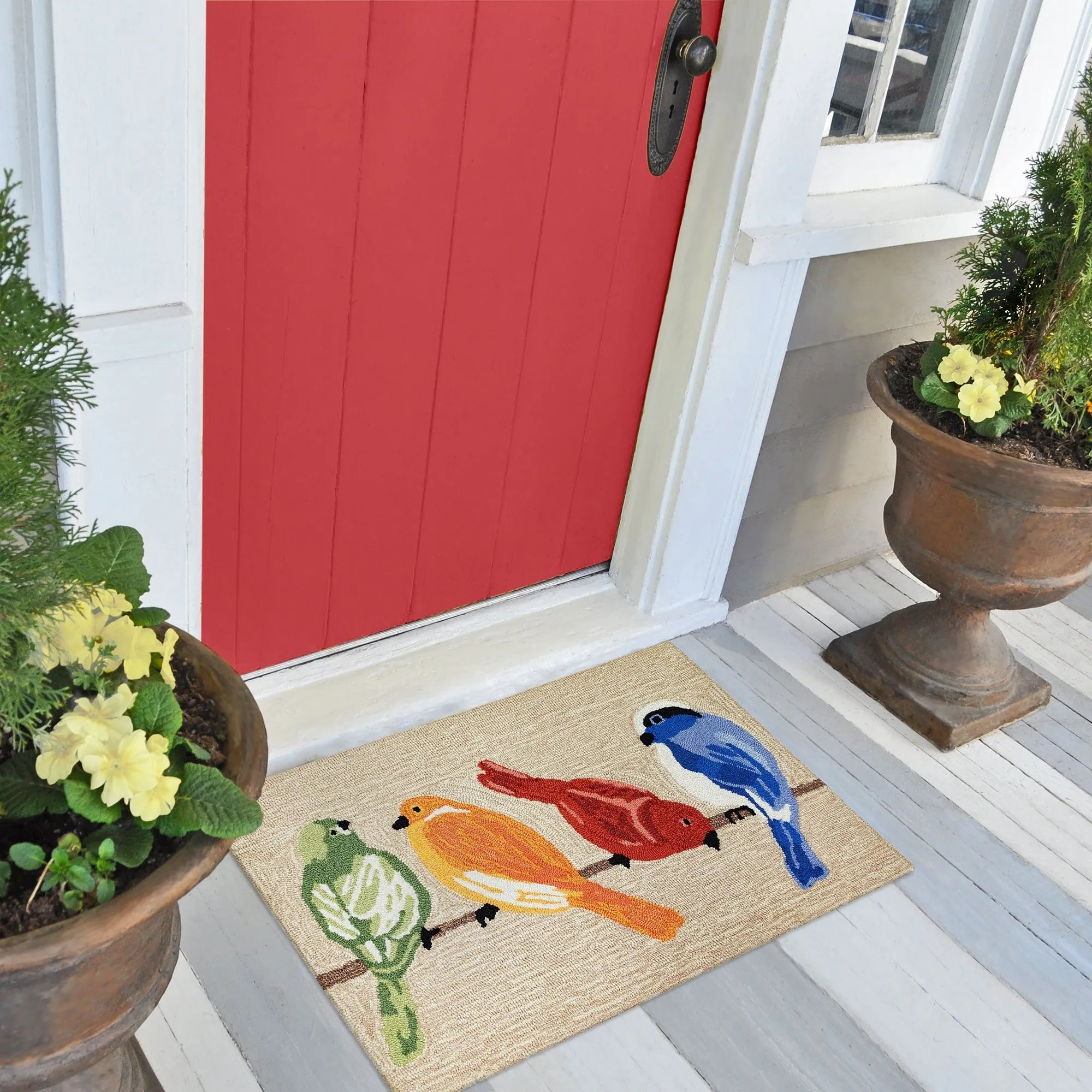 Liora Manne Frontporch Birds Indoor/Outdoor Rug