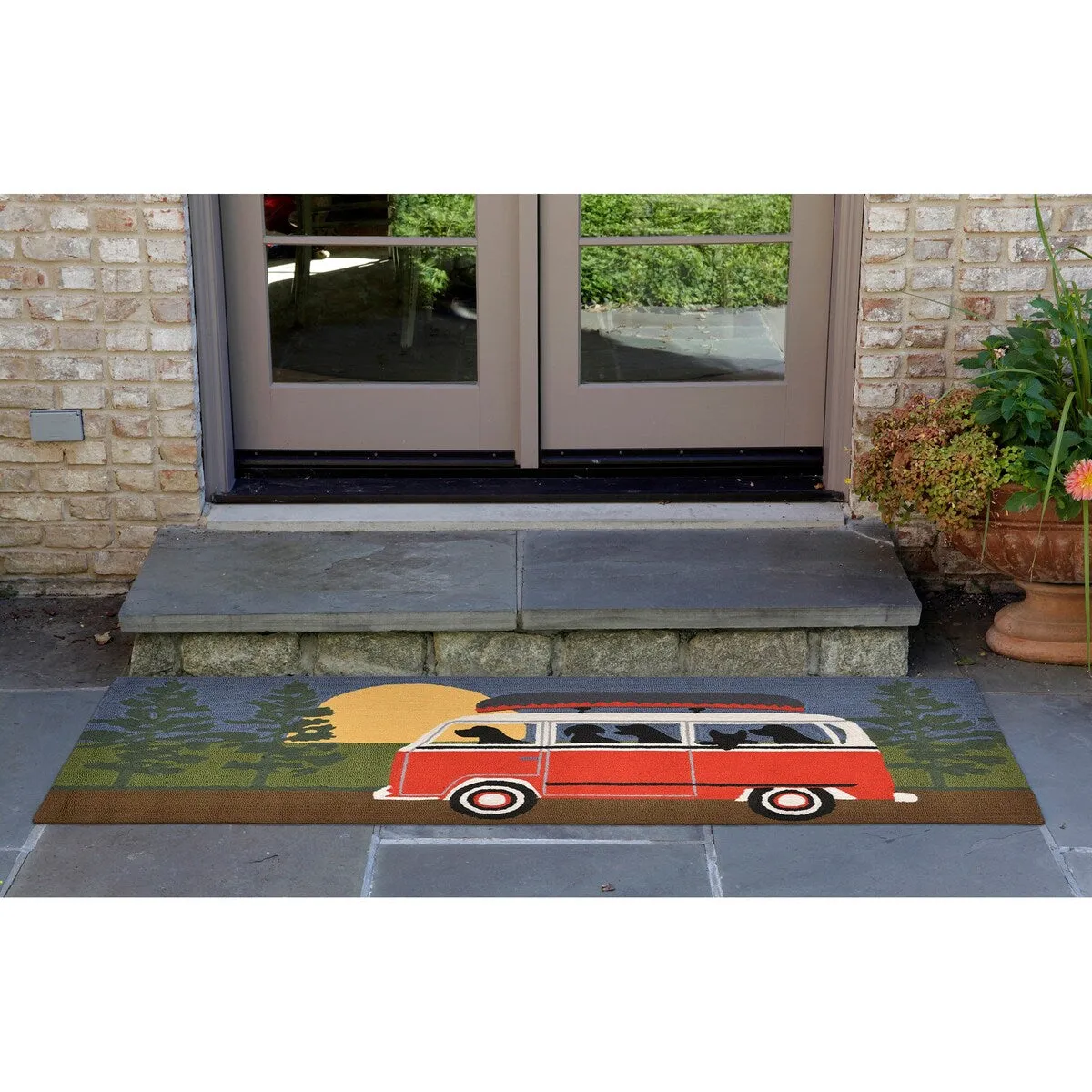 Liora Manne Frontporch Camping Trip Indoor/Outdoor Rug