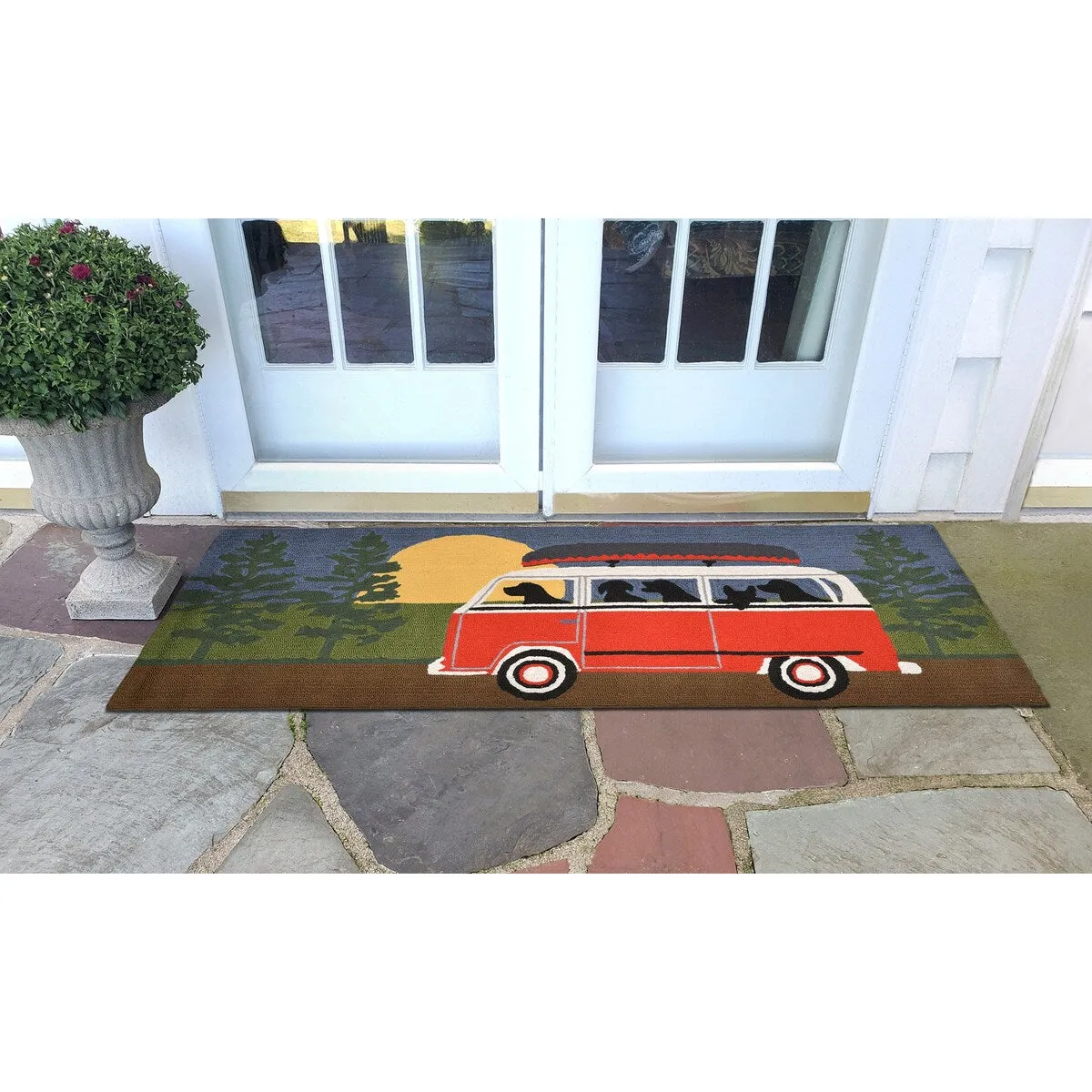Liora Manne Frontporch Camping Trip Indoor/Outdoor Rug