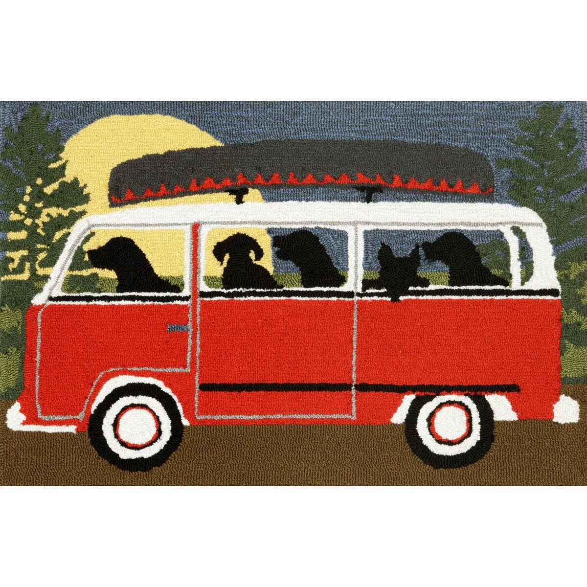 Liora Manne Frontporch Camping Trip Indoor/Outdoor Rug