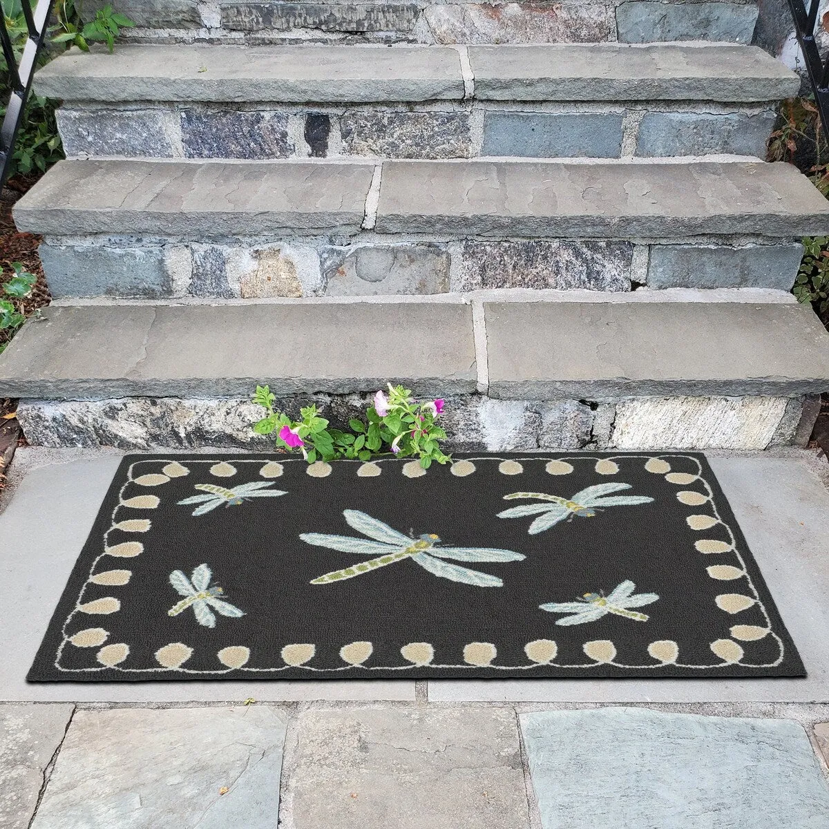 Liora Manne Frontporch Dragonfly Indoor/Outdoor Rug