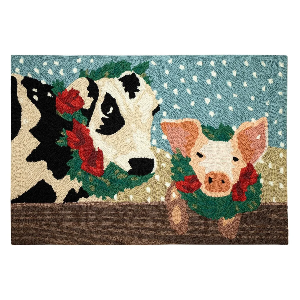 Liora Manne Frontporch Farm Holiday Indoor/Outdoor Rug - 20 x 30
