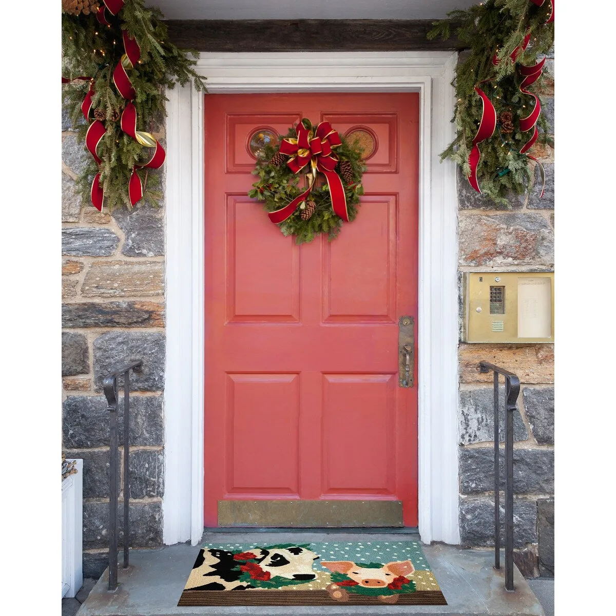 Liora Manne Frontporch Farm Holiday Indoor/Outdoor Rug - 20 x 30