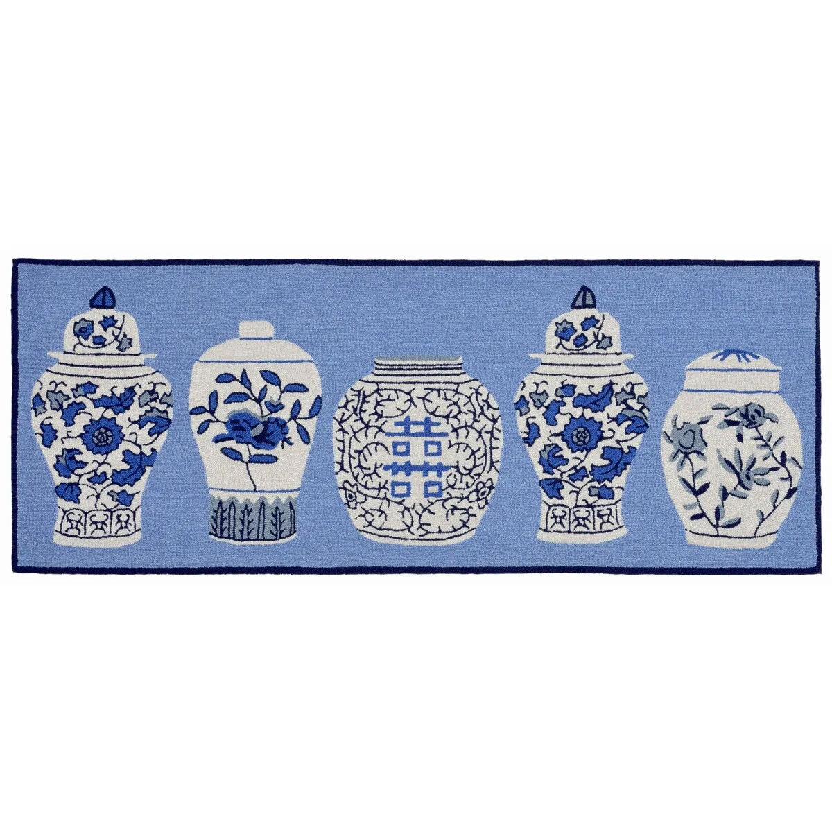 Liora Manne Frontporch Ginger Jars Indoor/Outdoor Rug