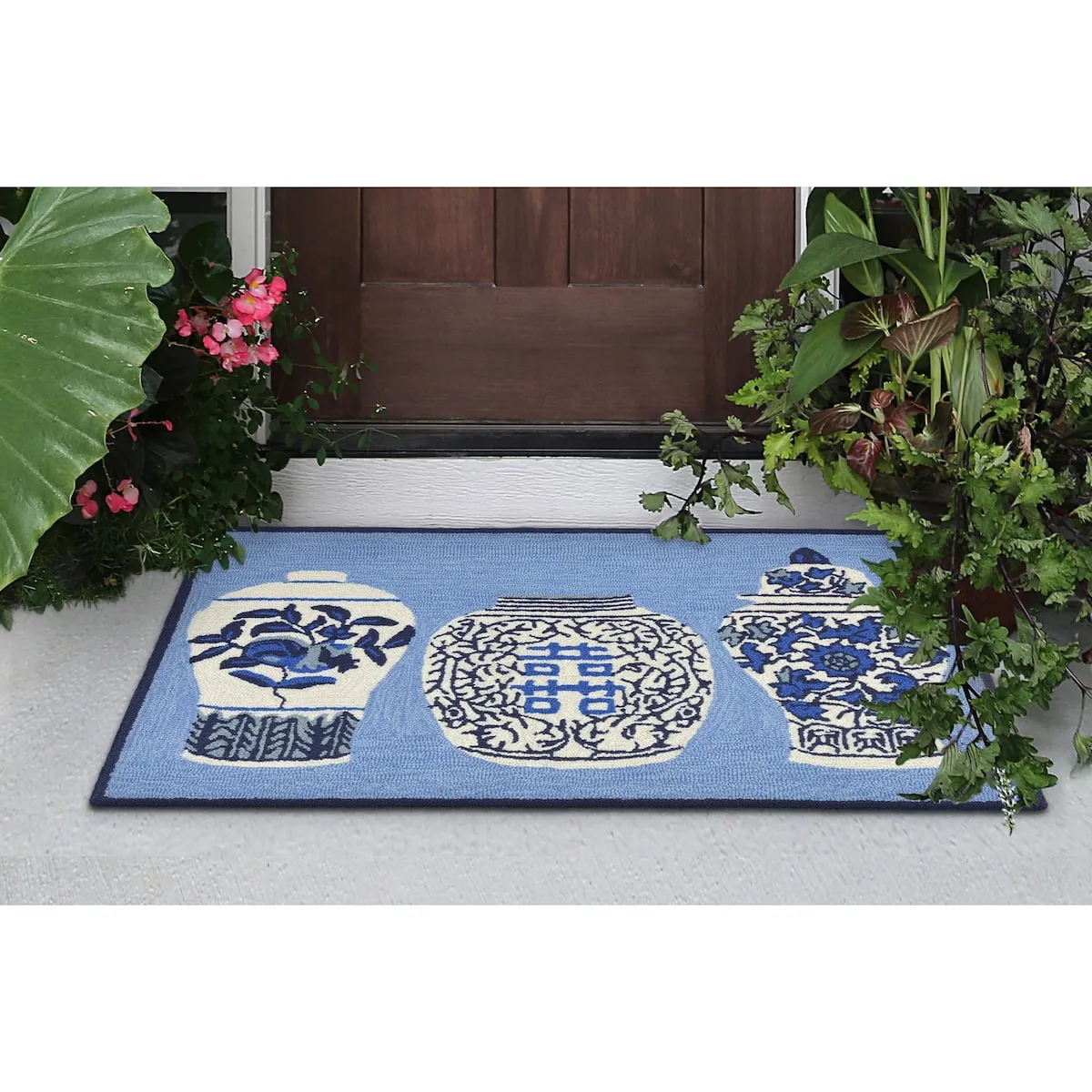 Liora Manne Frontporch Ginger Jars Indoor/Outdoor Rug