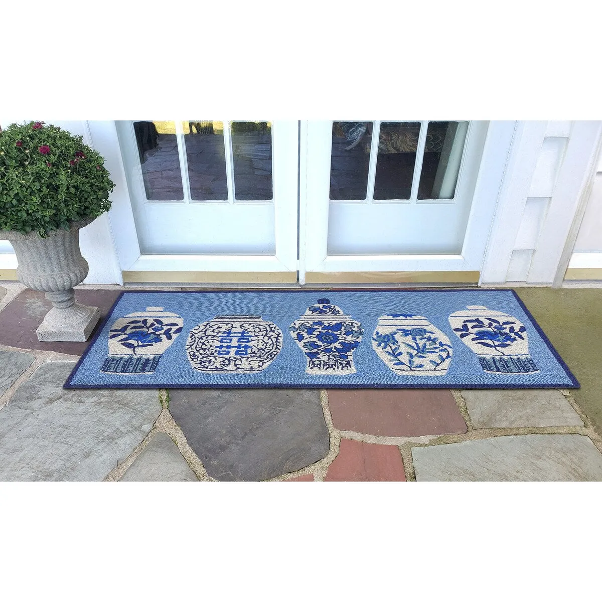 Liora Manne Frontporch Ginger Jars Indoor/Outdoor Rug