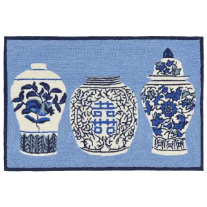 Liora Manne Frontporch Ginger Jars Indoor/Outdoor Rug