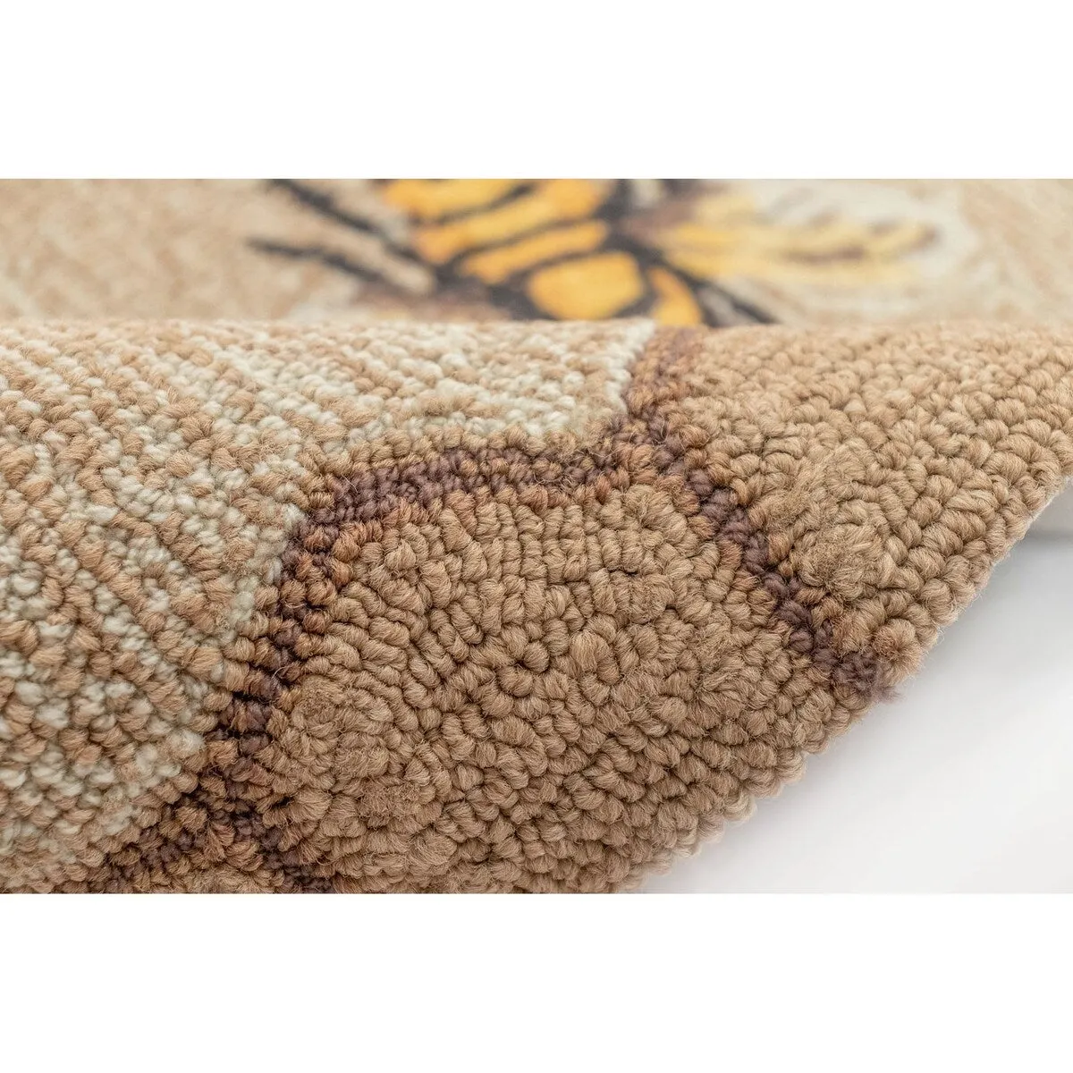 Liora Manne Frontporch Honeycomb Bee Indoor/Outdoor Rug