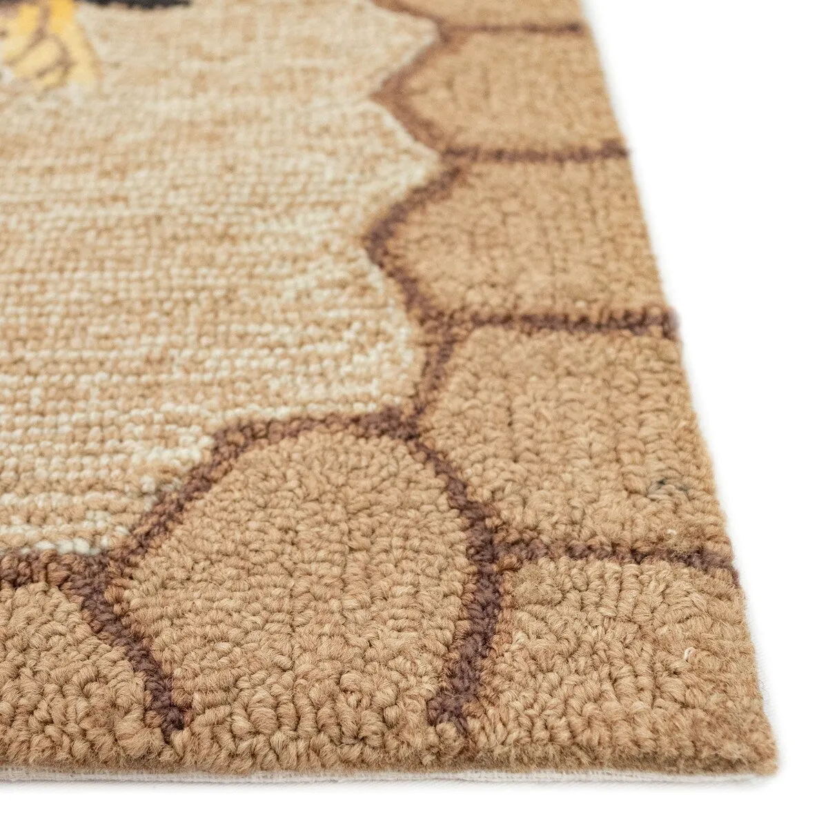 Liora Manne Frontporch Honeycomb Bee Indoor/Outdoor Rug