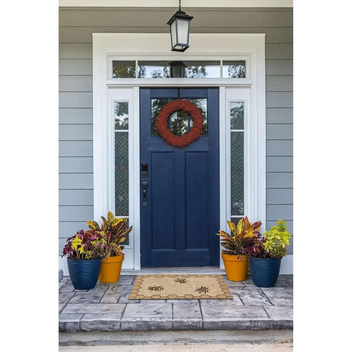 Liora Manne Frontporch Honeycomb Bee Indoor/Outdoor Rug