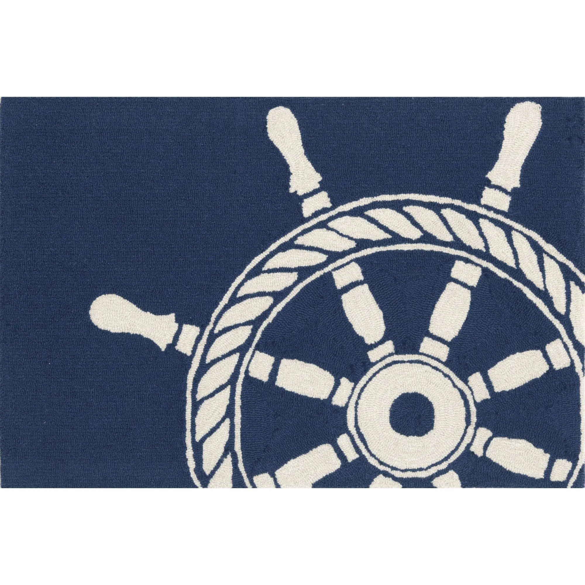 Liora Manne Frontporch Ship Wheel Indoor/Outdoor Rug