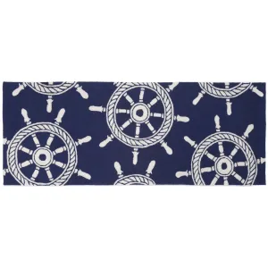 Liora Manne Frontporch Ship Wheel Indoor/Outdoor Rug