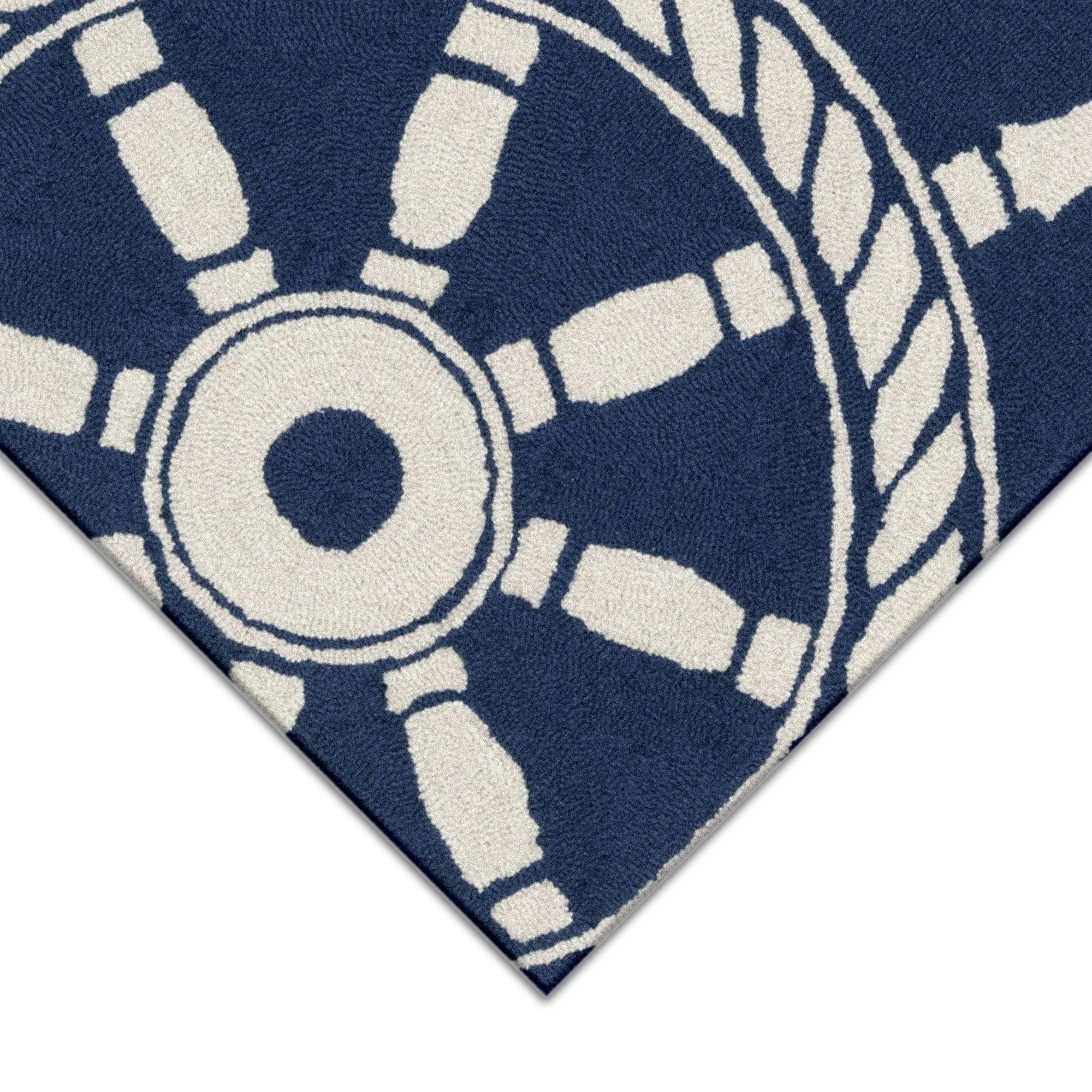 Liora Manne Frontporch Ship Wheel Indoor/Outdoor Rug