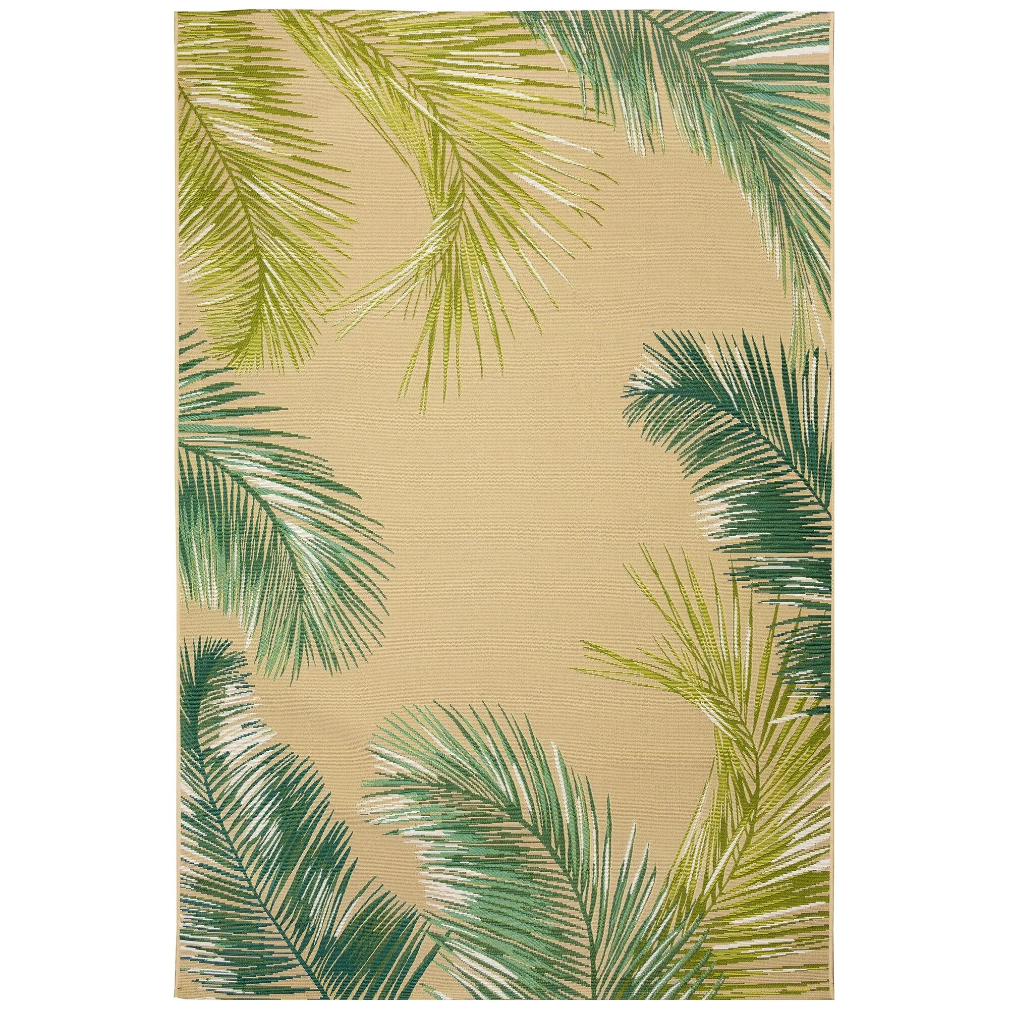 Liora Manne Marina Palm Border Indoor/Outdoor Rug