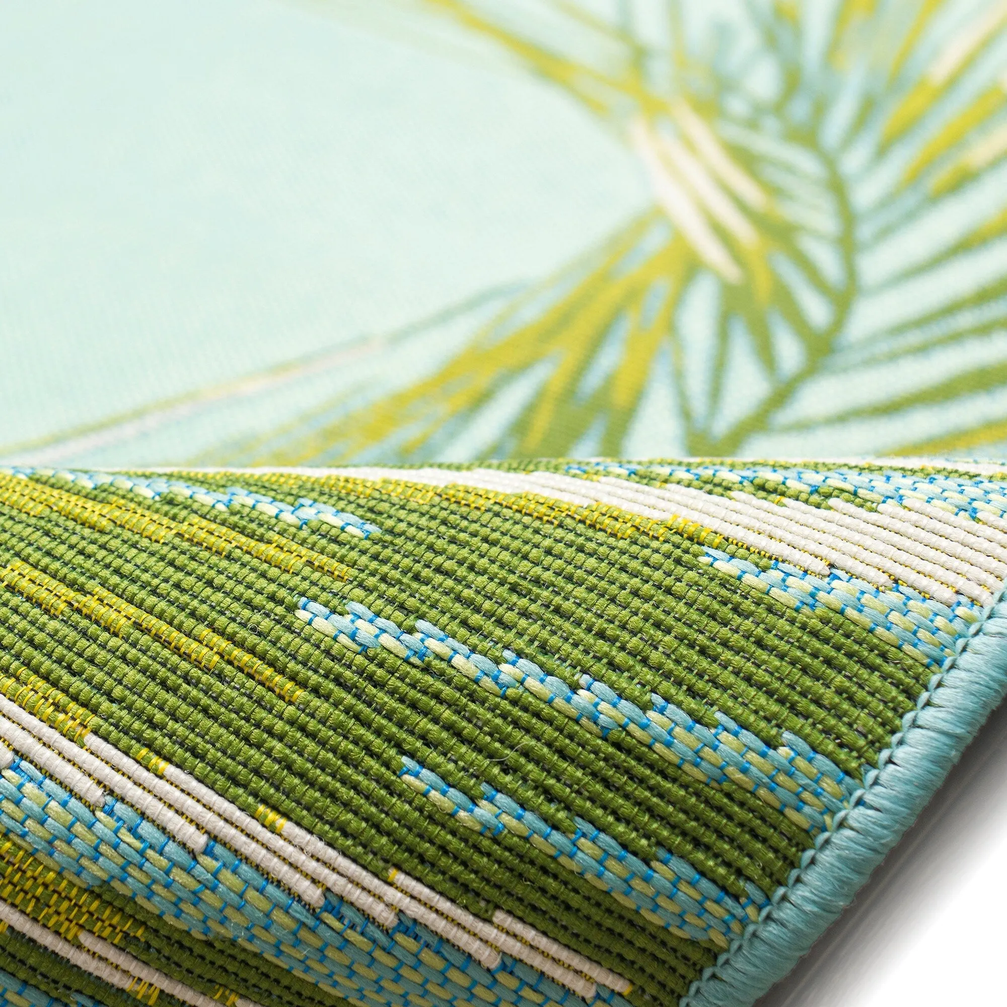 Liora Manne Marina Palm Border Indoor/Outdoor Rug