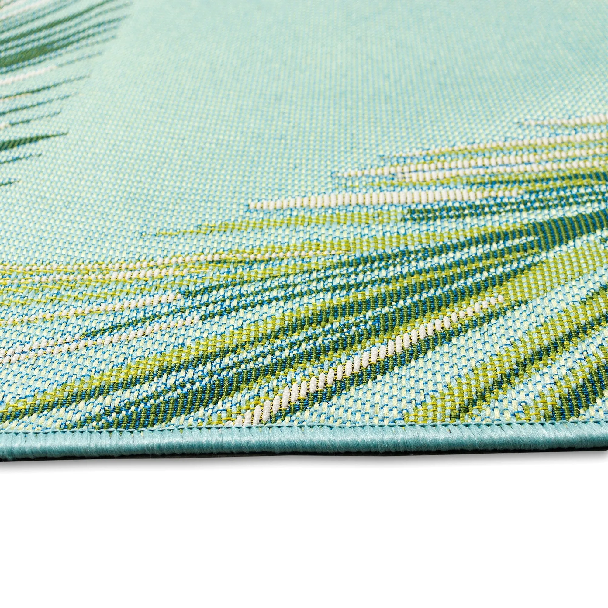 Liora Manne Marina Palm Border Indoor/Outdoor Rug