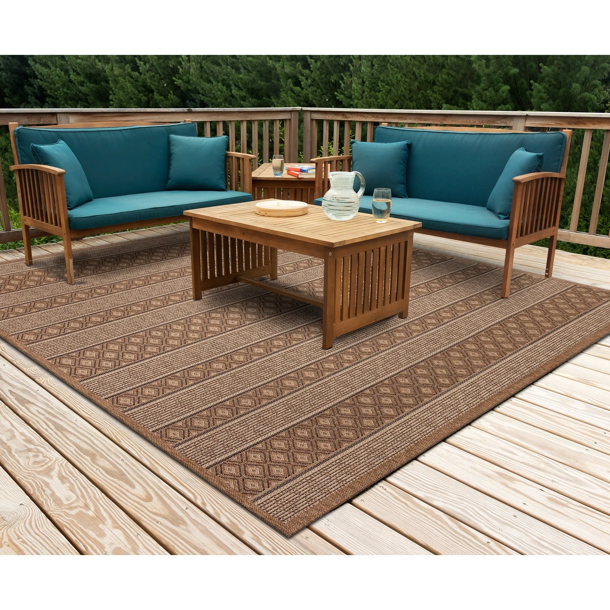Liora Manne Monterey Tribal Stripe Indoor/Outdoor Rug