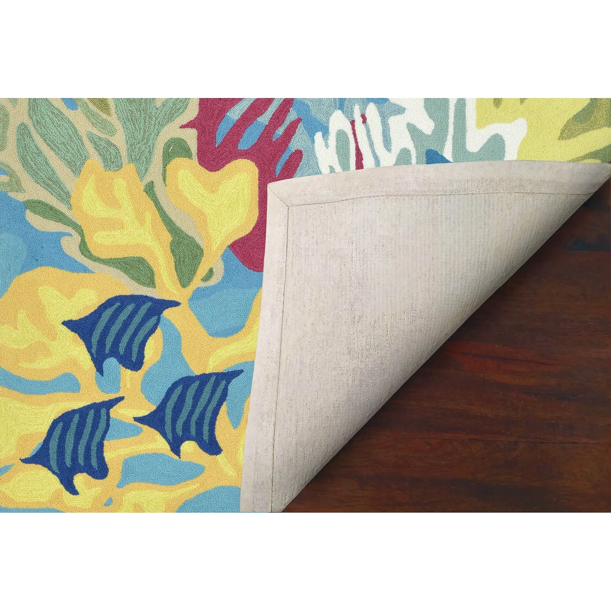 Liora Manne Ravella Ocean View Indoor/Outdoor Rug Blue 2' x 5' - 2' x 5'