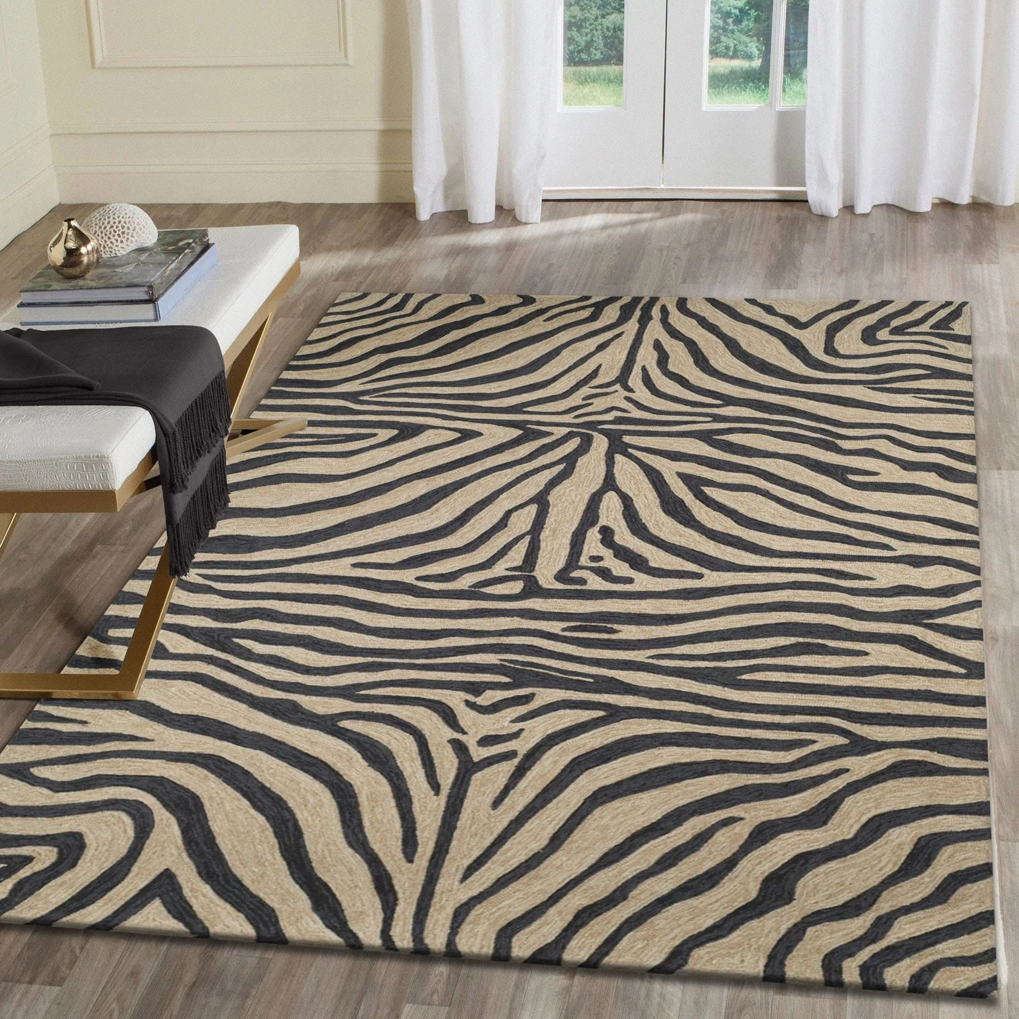 Liora Manne Ravella Zebra Indoor/Outdoor Rug