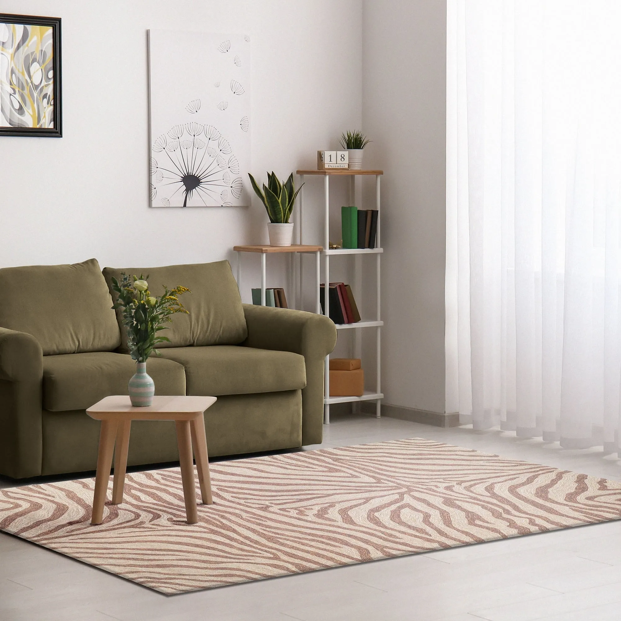 Liora Manne Ravella Zebra Indoor/Outdoor Rug