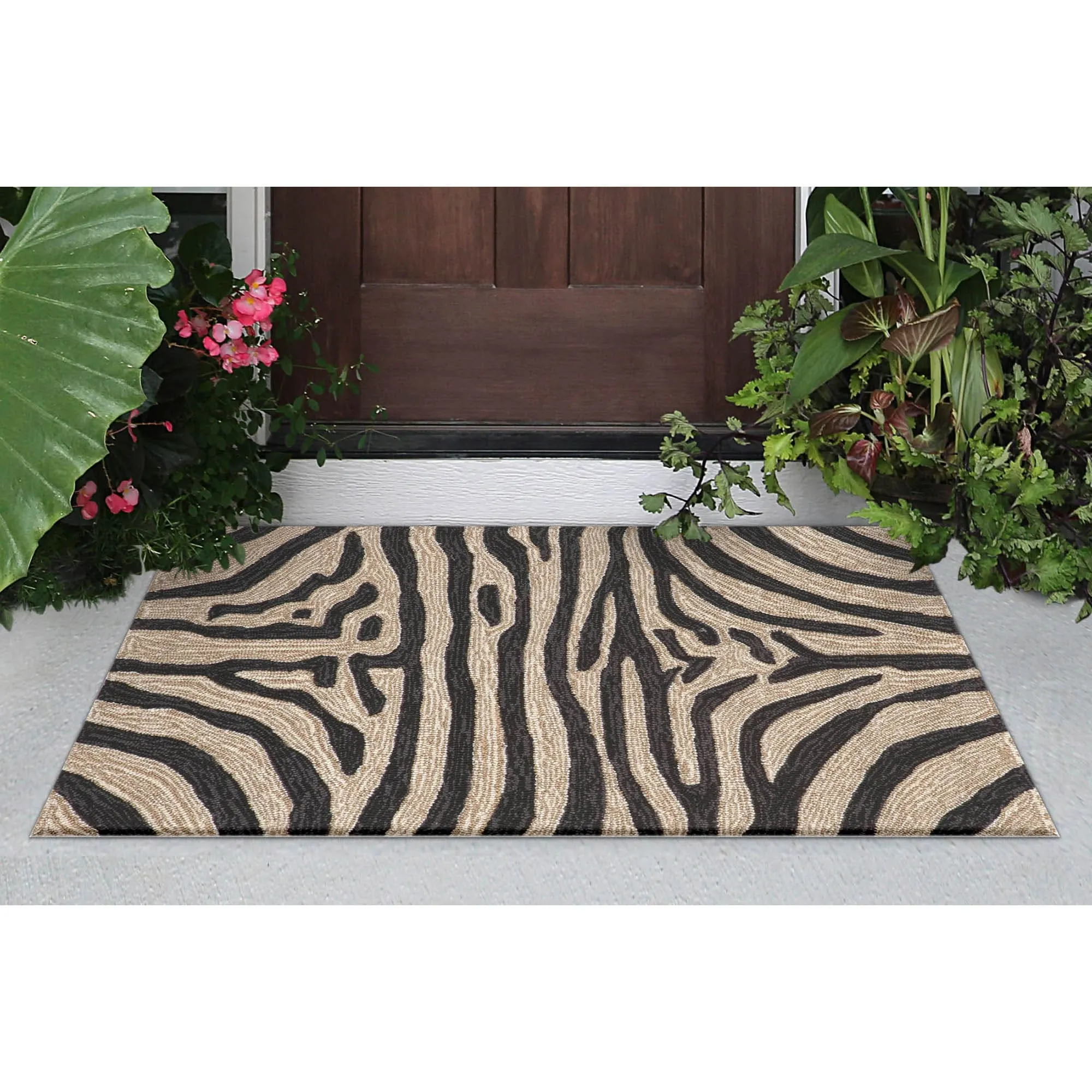 Liora Manne Ravella Zebra Indoor/Outdoor Rug