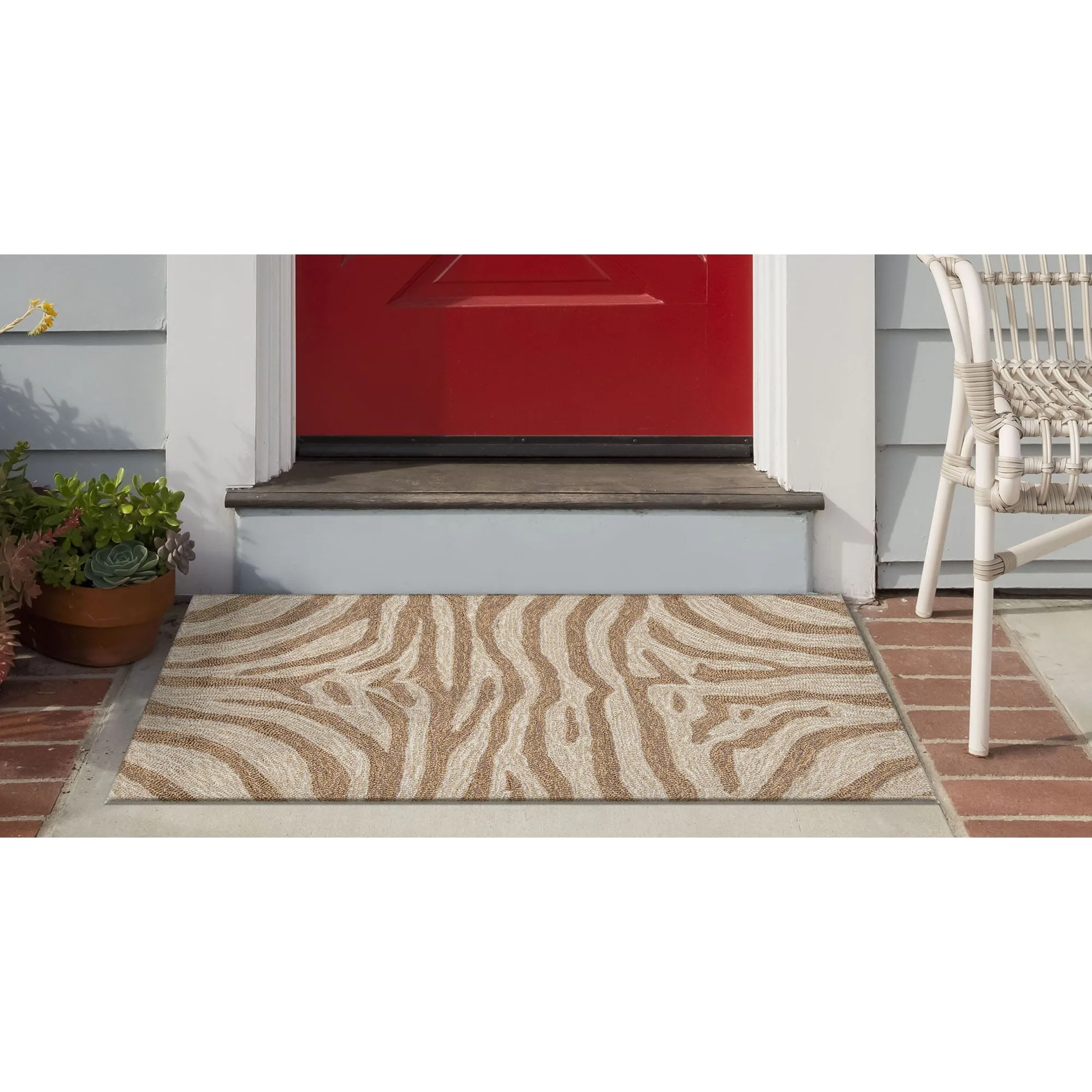 Liora Manne Ravella Zebra Indoor/Outdoor Rug