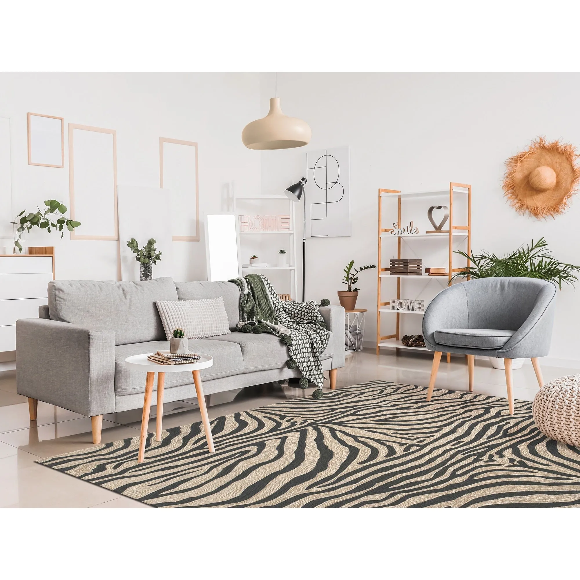 Liora Manne Ravella Zebra Indoor/Outdoor Rug
