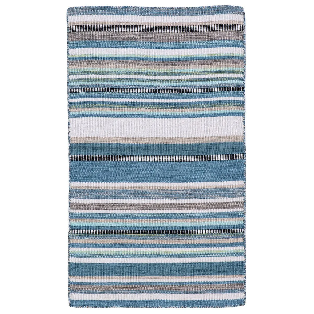 Liora Manne Sonoma Malibu Stripe Hand-woven Indoor/ Outdoor Area Rug