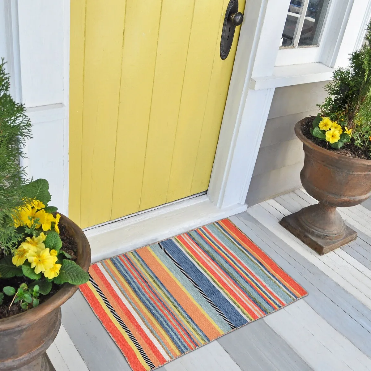 Liora Manne Sonoma Malibu Stripe Hand-woven Indoor/ Outdoor Area Rug