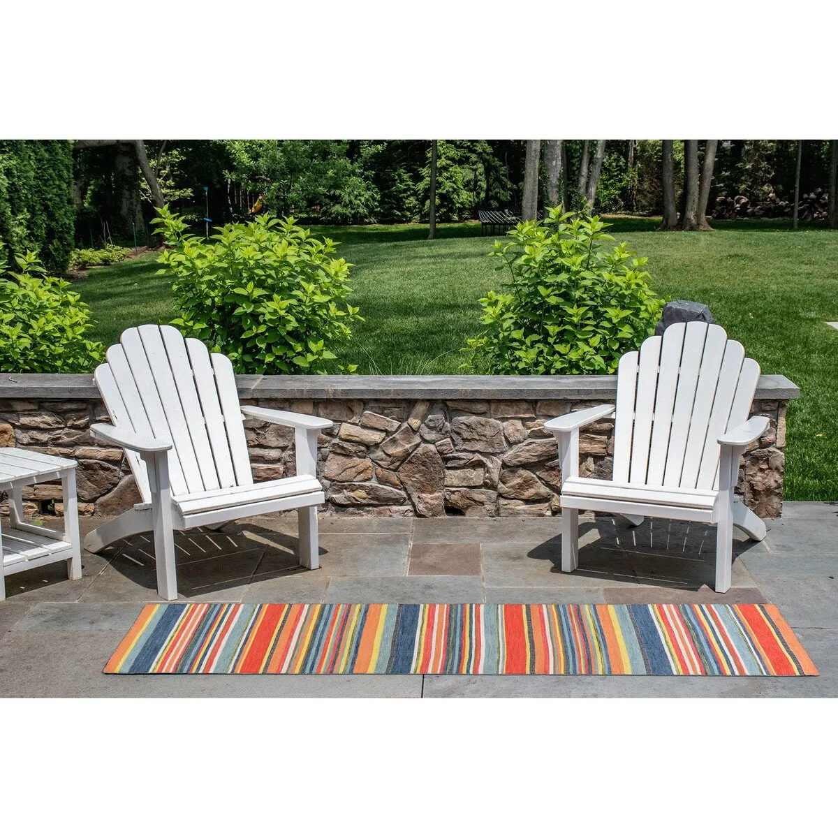 Liora Manne Sonoma Malibu Stripe Hand-woven Indoor/ Outdoor Area Rug