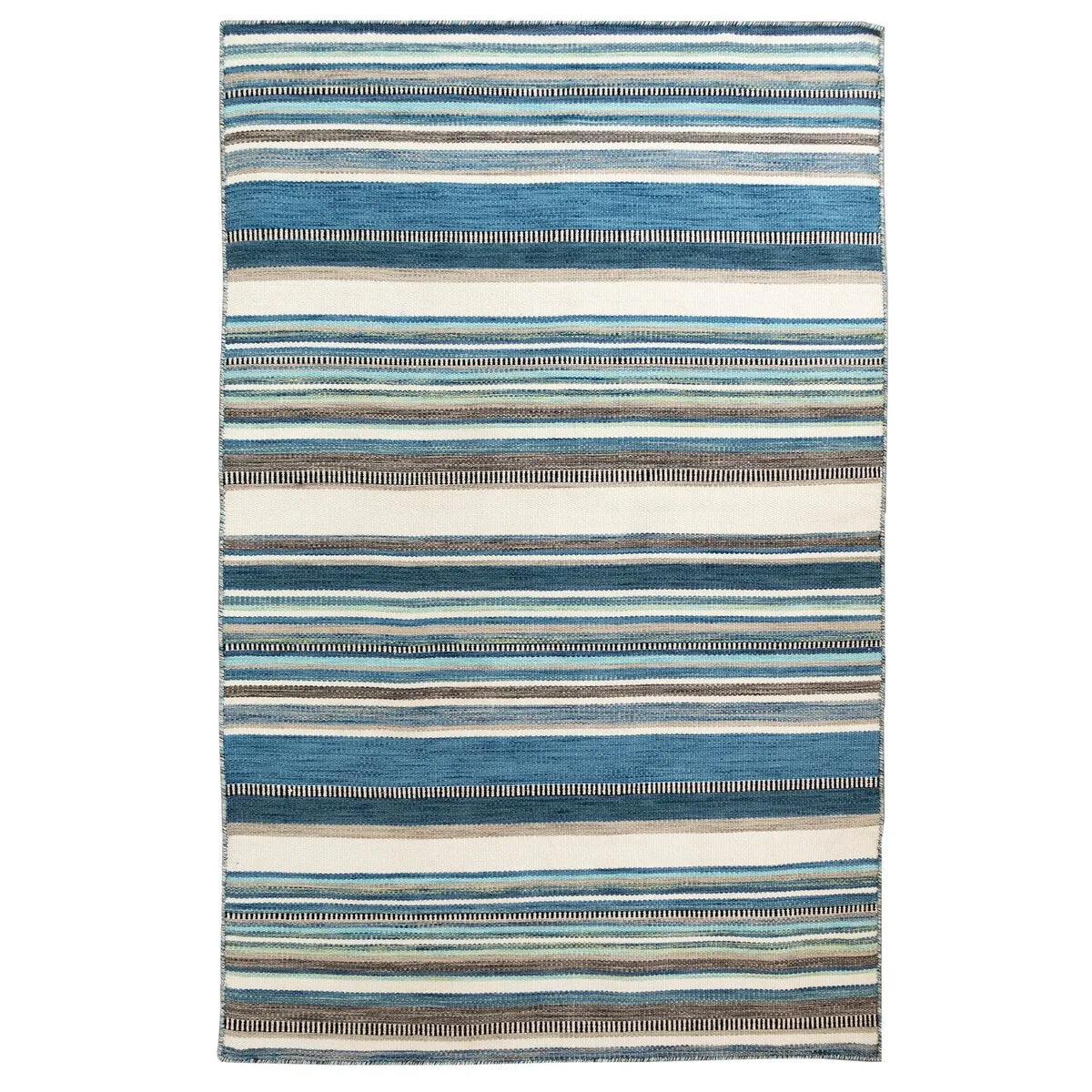 Liora Manne Sonoma Malibu Stripe Hand-woven Indoor/ Outdoor Area Rug