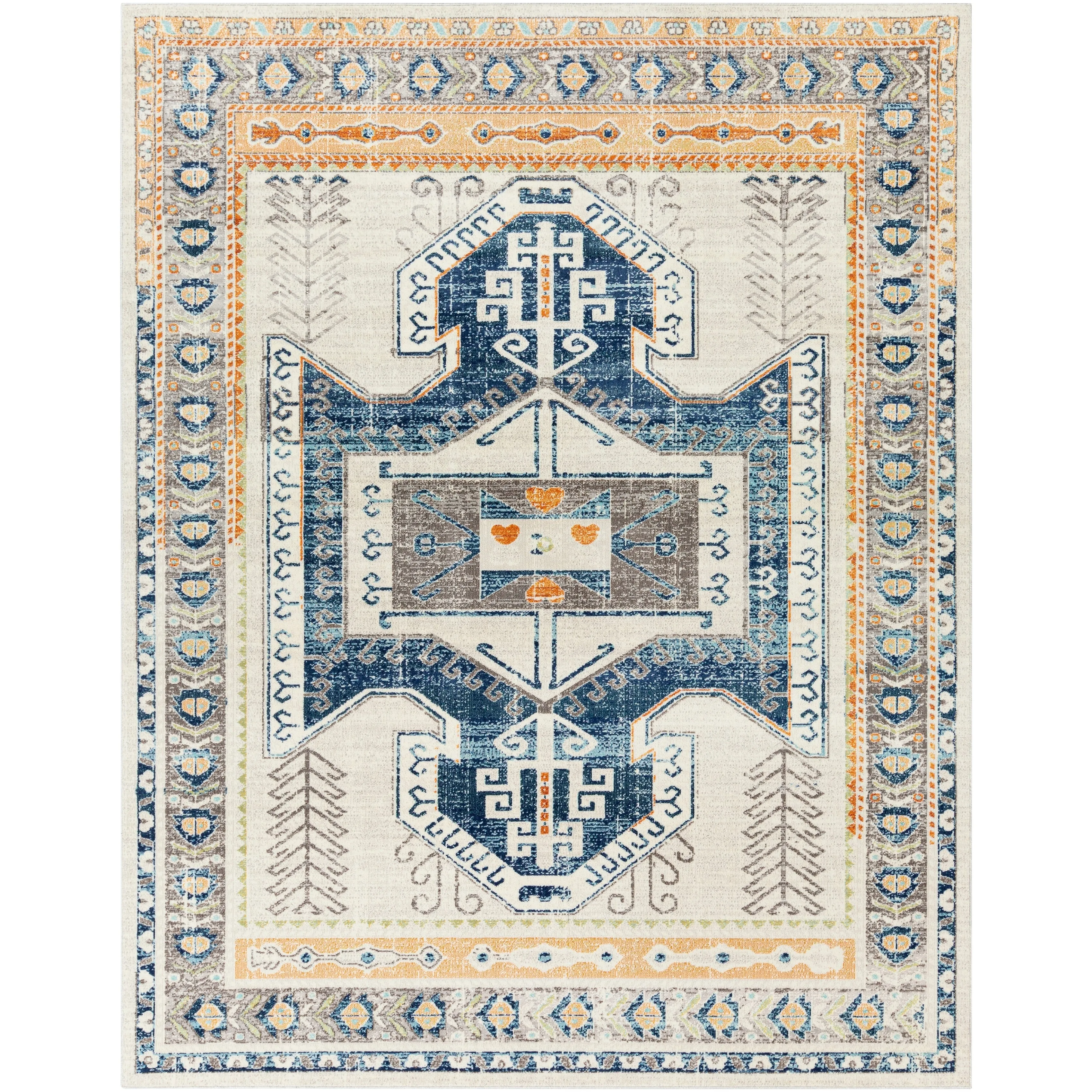 Livabliss Ananya Indoor/ Outdoor Tribal Medallion Area Rug